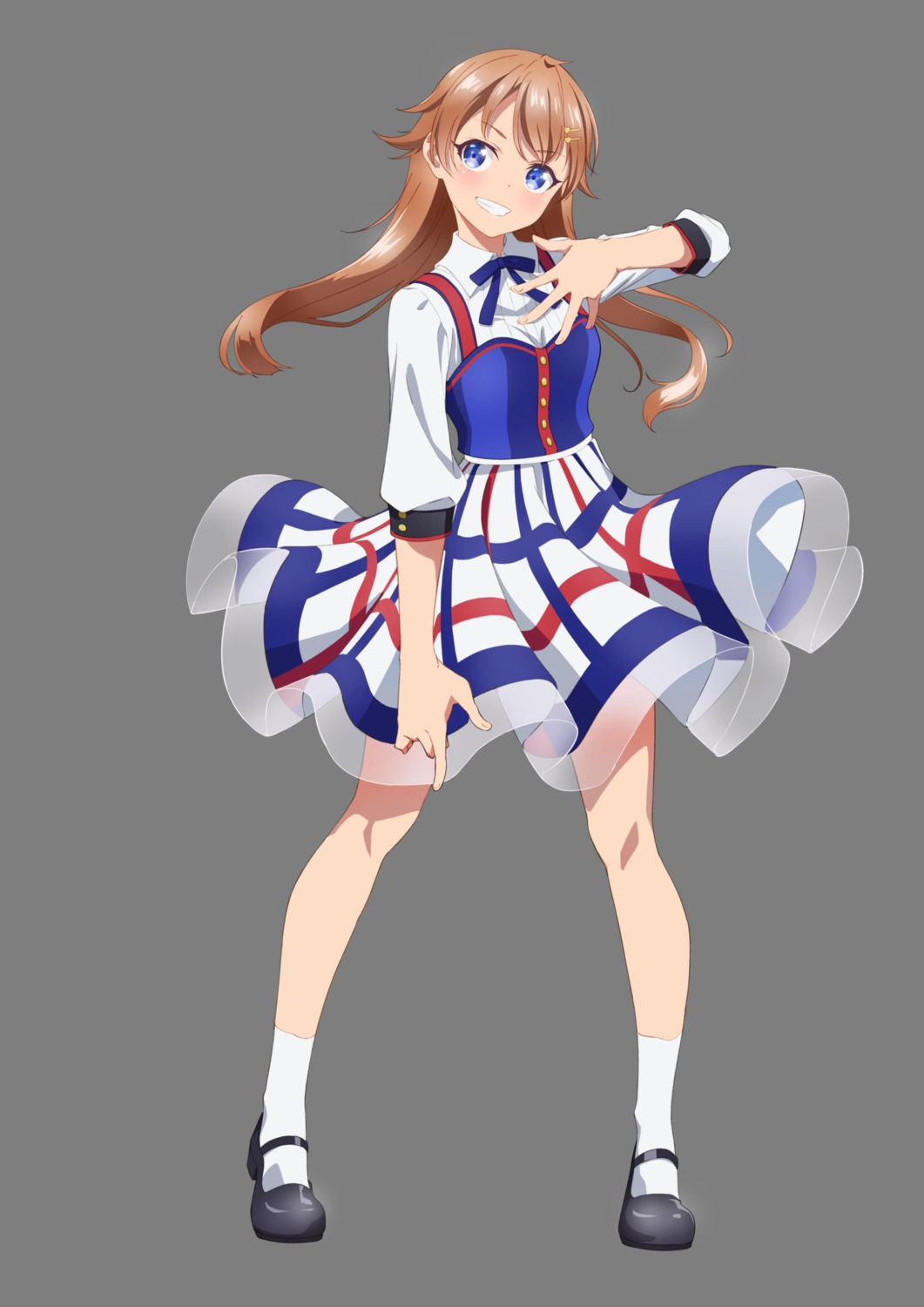 nabatame_haru, see_through, shine_post, skirt_lift, transparent_png, uniform