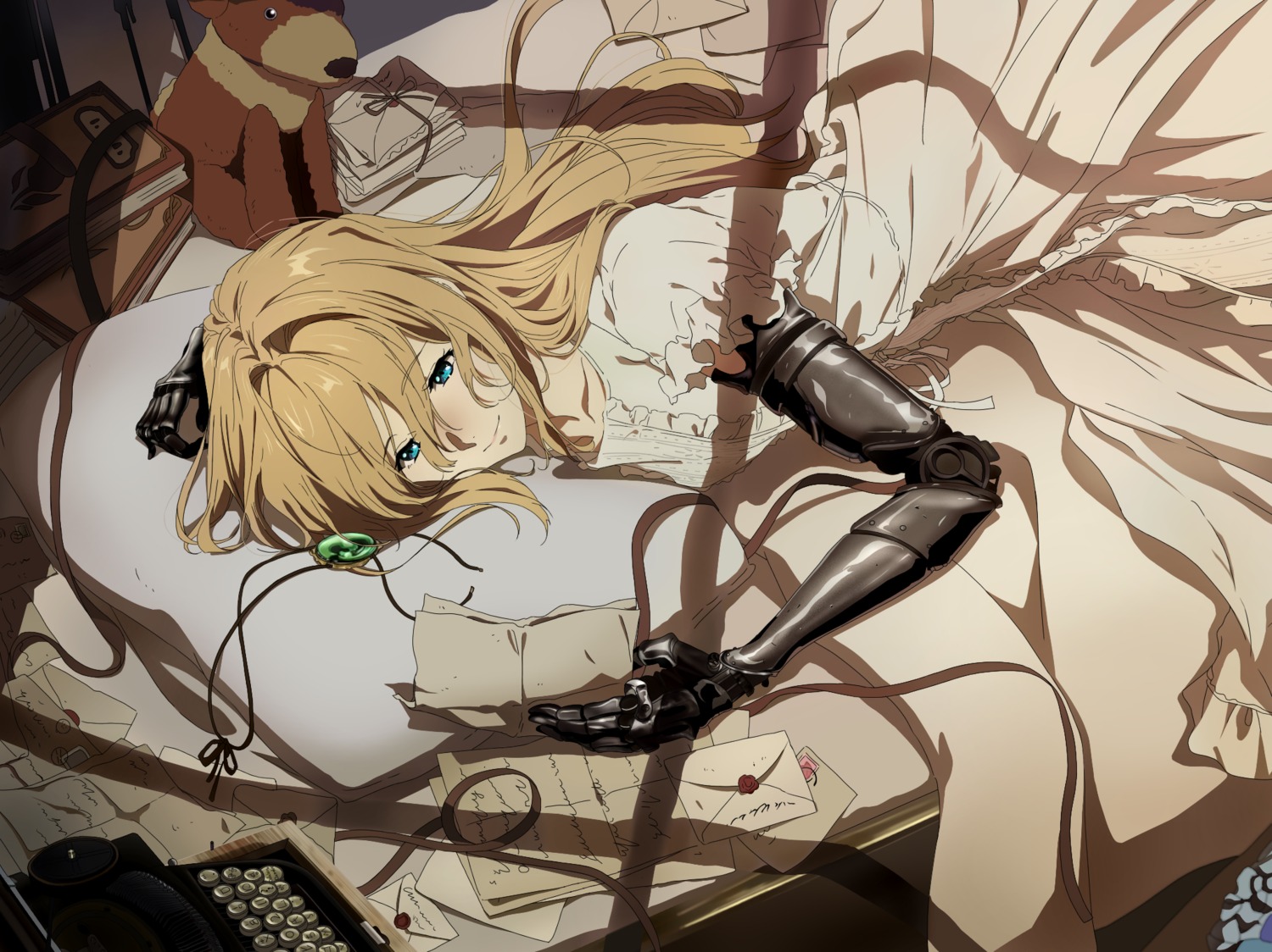 dress, mecha_musume, violet_evergarden, violet_evergarden_(character), yuuri-622