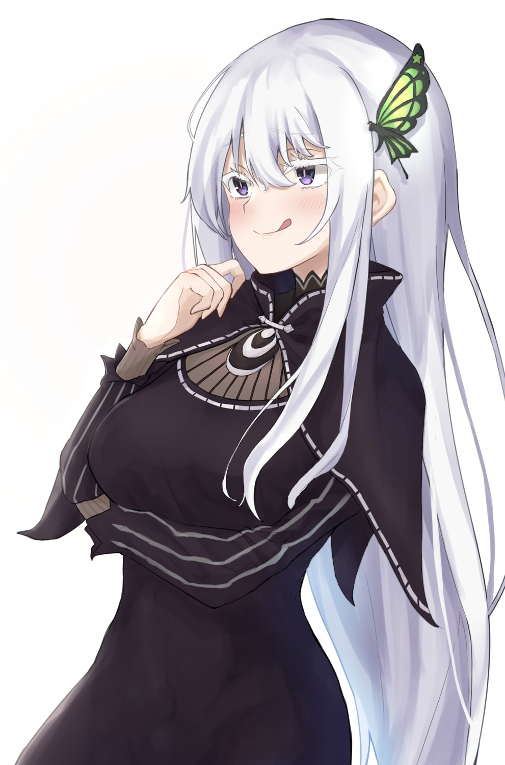 dress, echidna_(re_zero), kohaku_teru, re:zero_kara_hajimeru_isekai_seikatsu