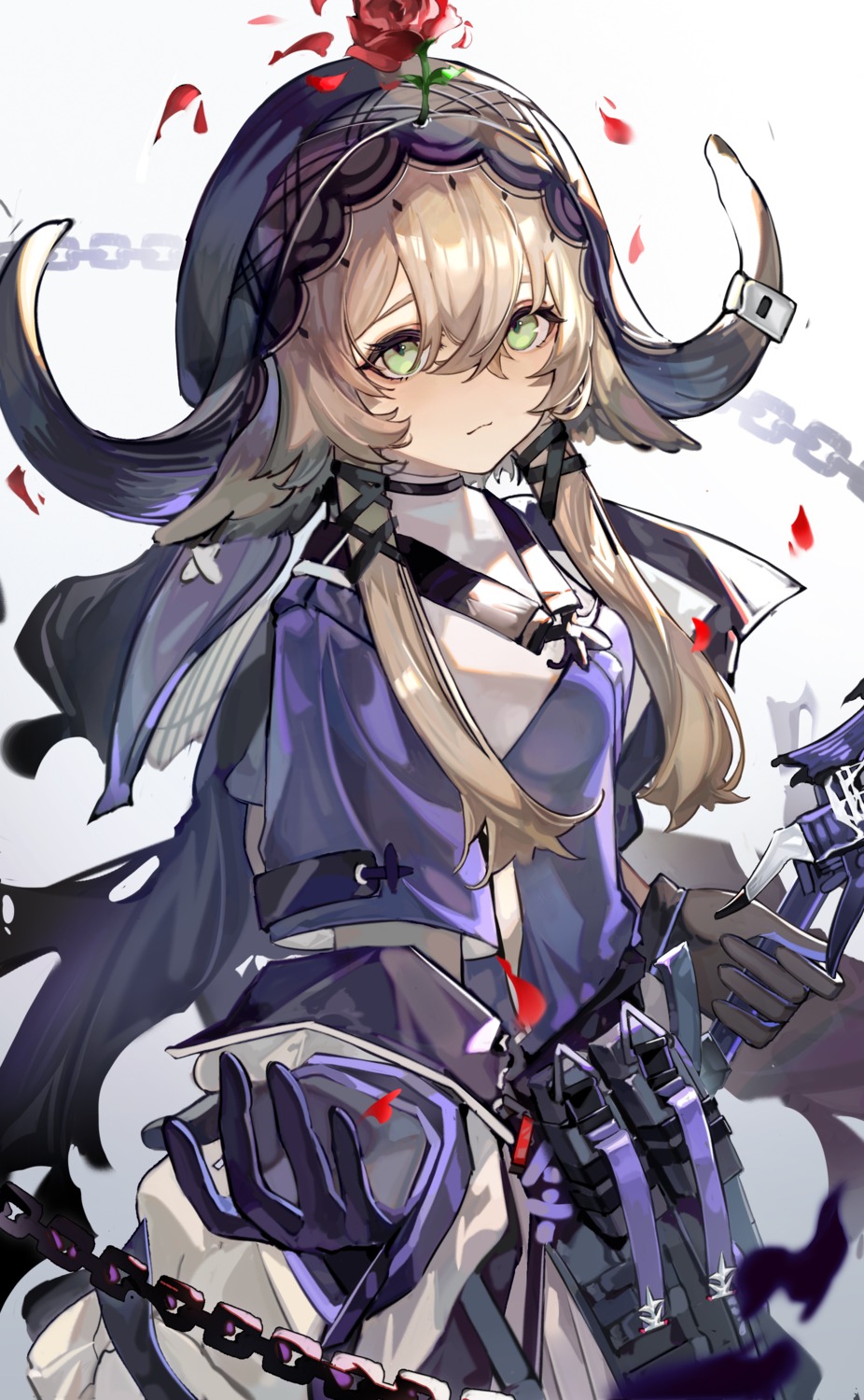 animal_ears, arknights, horns, pallas_(arknights), werlt