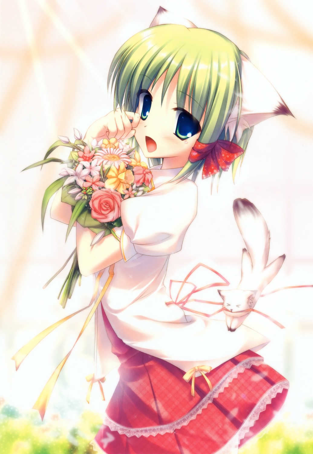 animal_ears, fujisaki_rei, greenwood, midori, nekomimi