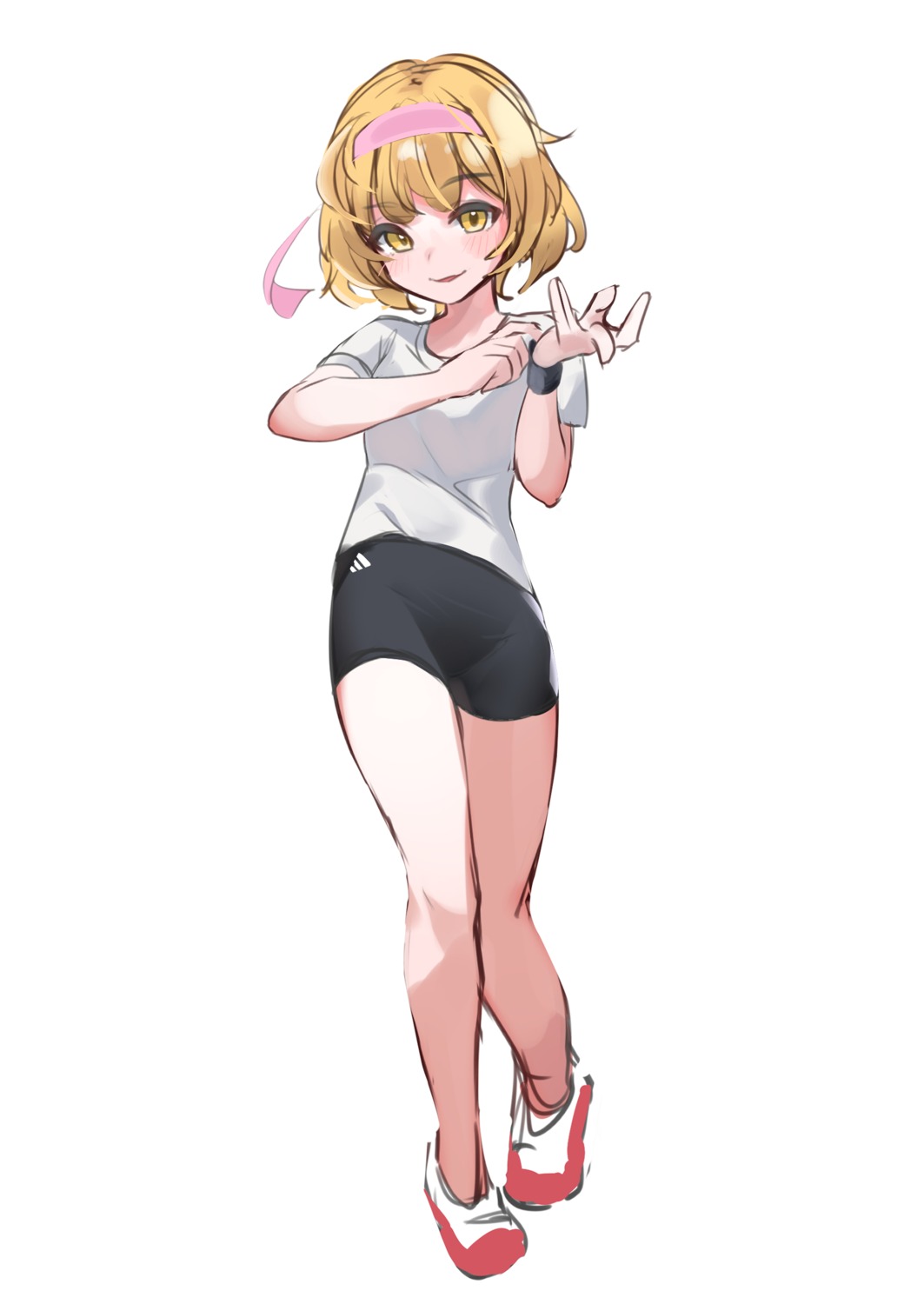 azuma_hiryu, bike_shorts, gym_uniform, sketch