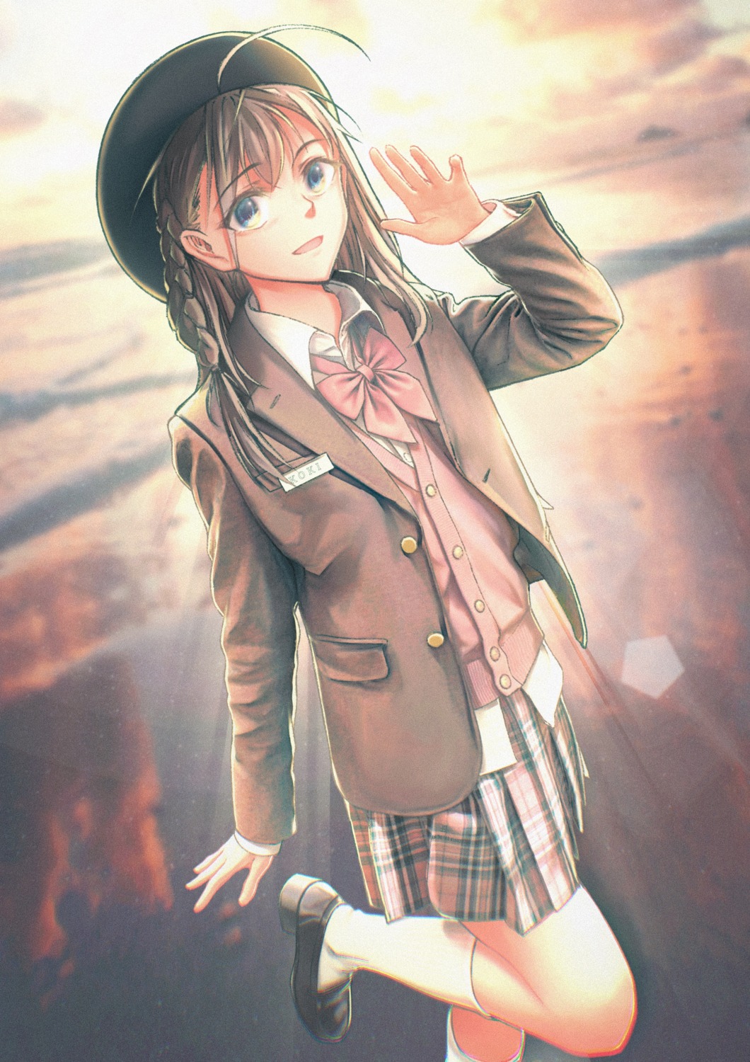 miyabulb, seifuku, sweater