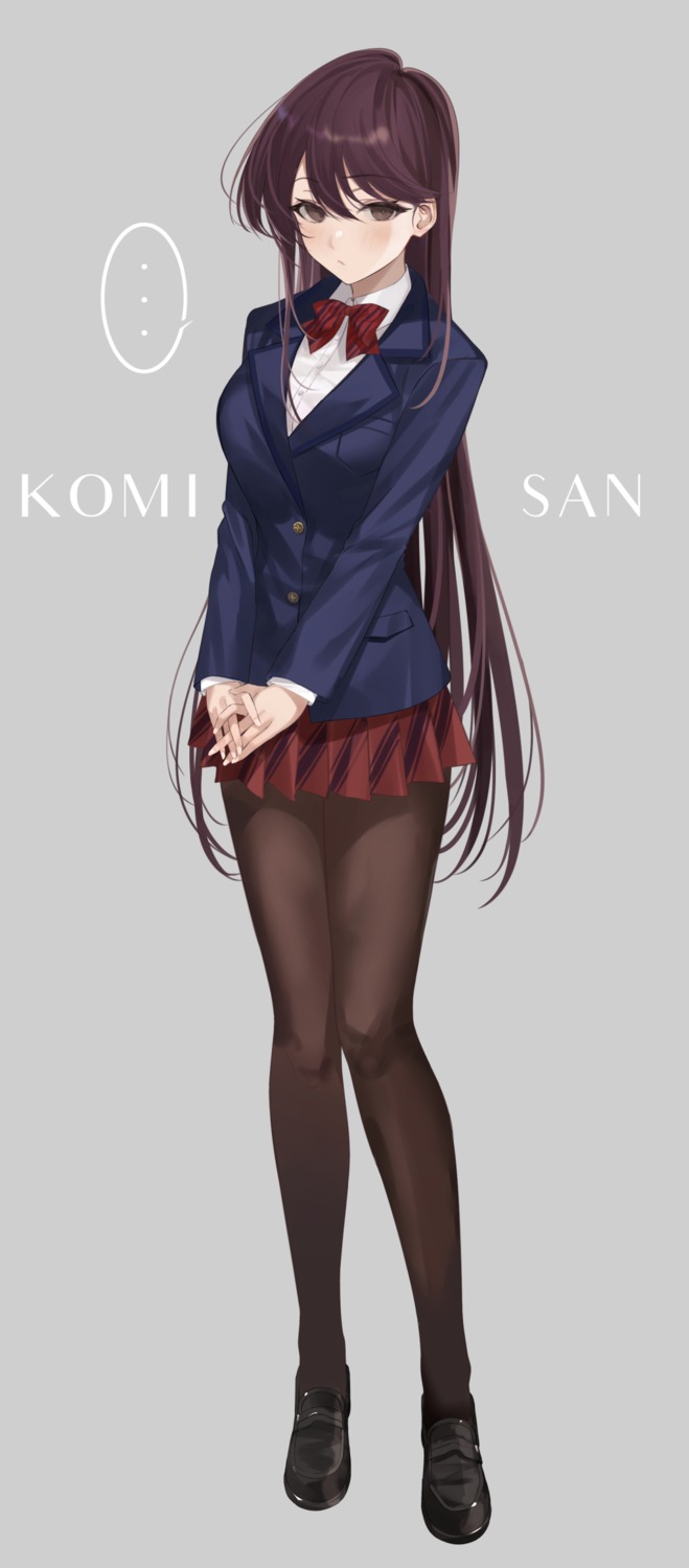 komi-san_wa_komyushou_desu., komi_shouko, mexif, pantyhose, seifuku