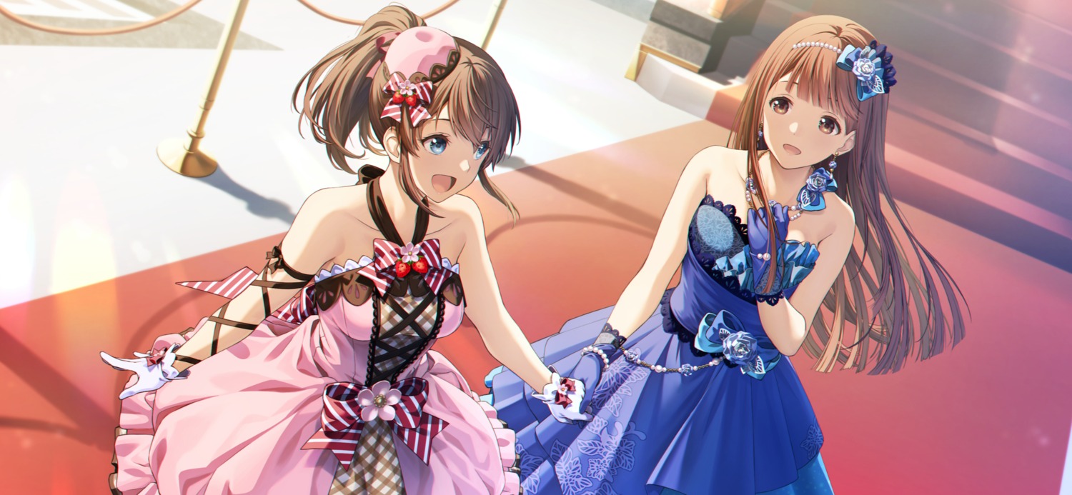 dress, nanaran, satake_minako, tanaka_kotoha, the_idolm@ster, the_idolm@ster_million_live!