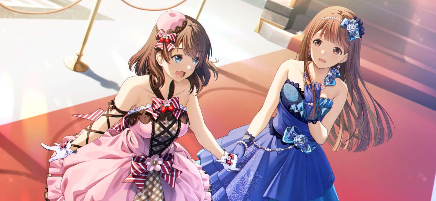 dress, nanaran, satake_minako, tanaka_kotoha, the_idolm@ster, the_idolm@ster_million_live!