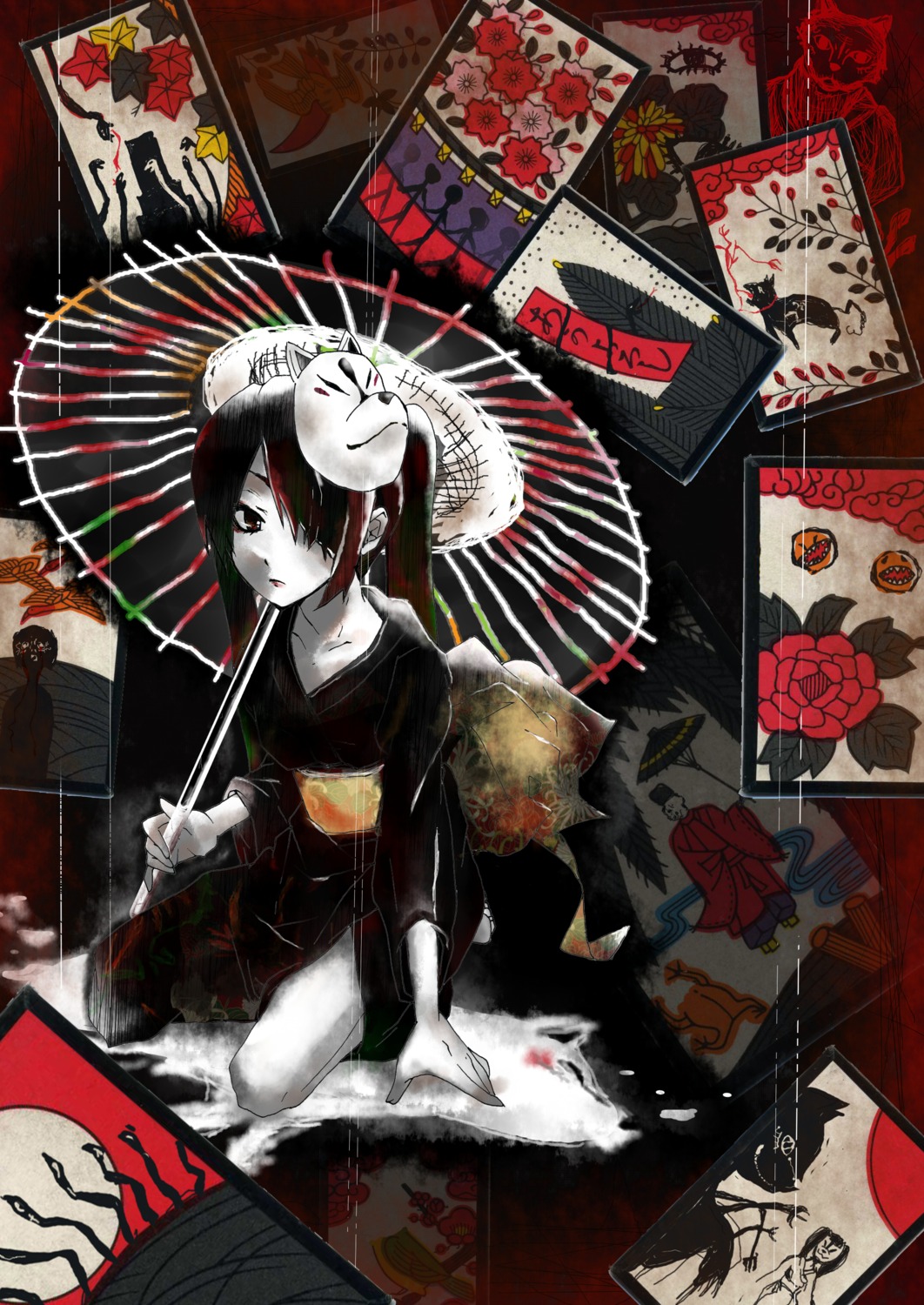 hatsune_miku, musunde_hiraite_rasetsu_to_mukuro_(vocaloid), tomozero, vocaloid, yukata