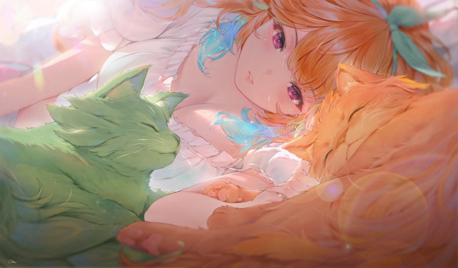 andychen, animal_ears, cleavage, hololive, hololive_english, neko, nekomimi, takanashi_kiara