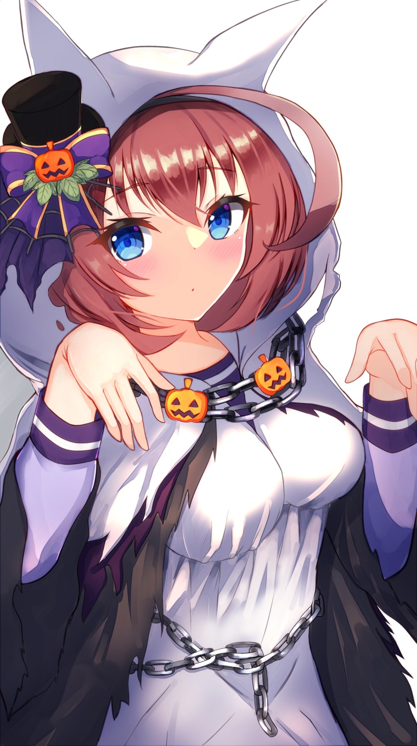 halloween, mihono_bourbon_(umamusume), seifuku, uma_musume_pretty_derby, ymd_(holudoun)