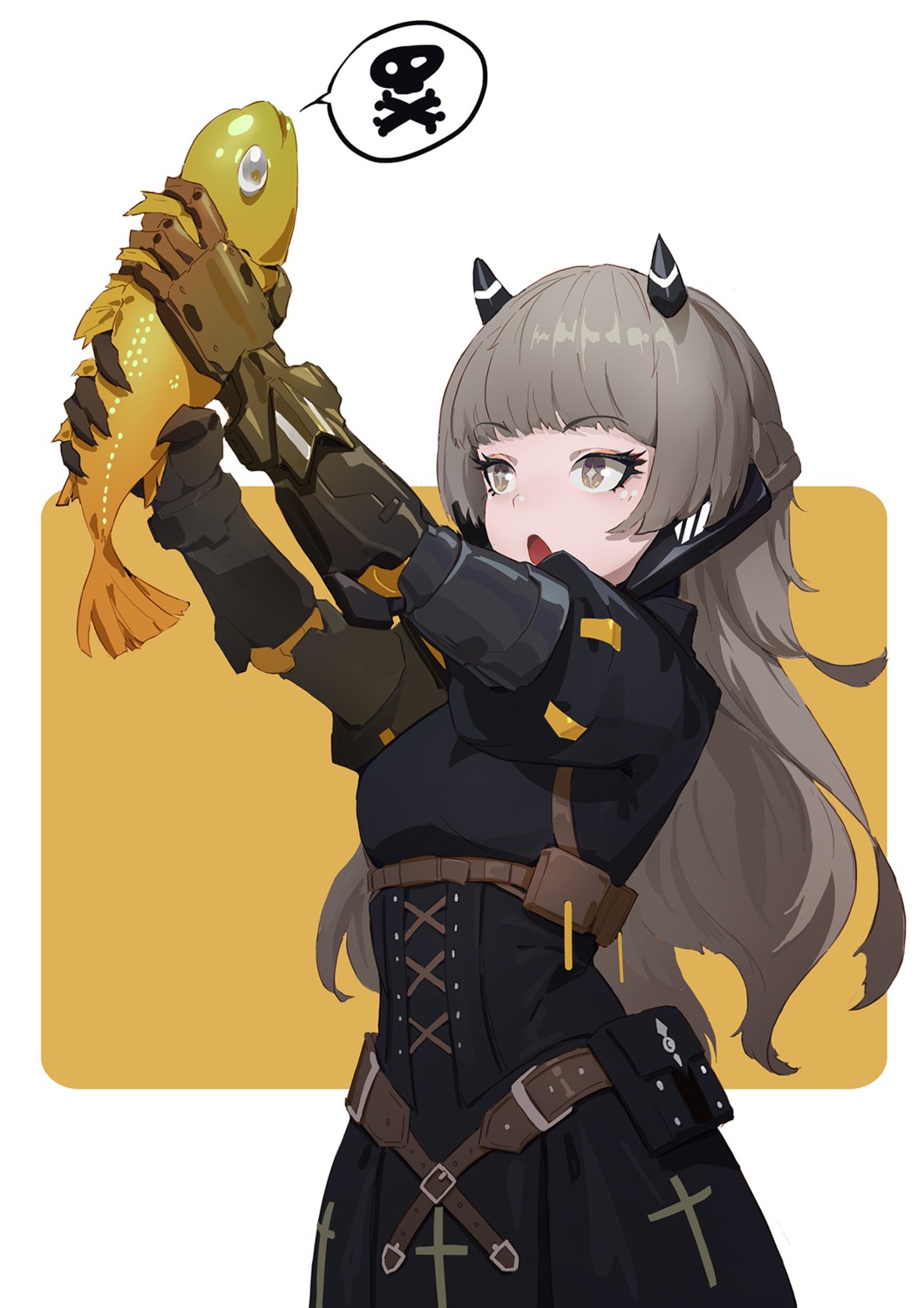 horns, huang_(volt0526), nanami_(punishing:_gray_raven), punishing:_gray_raven