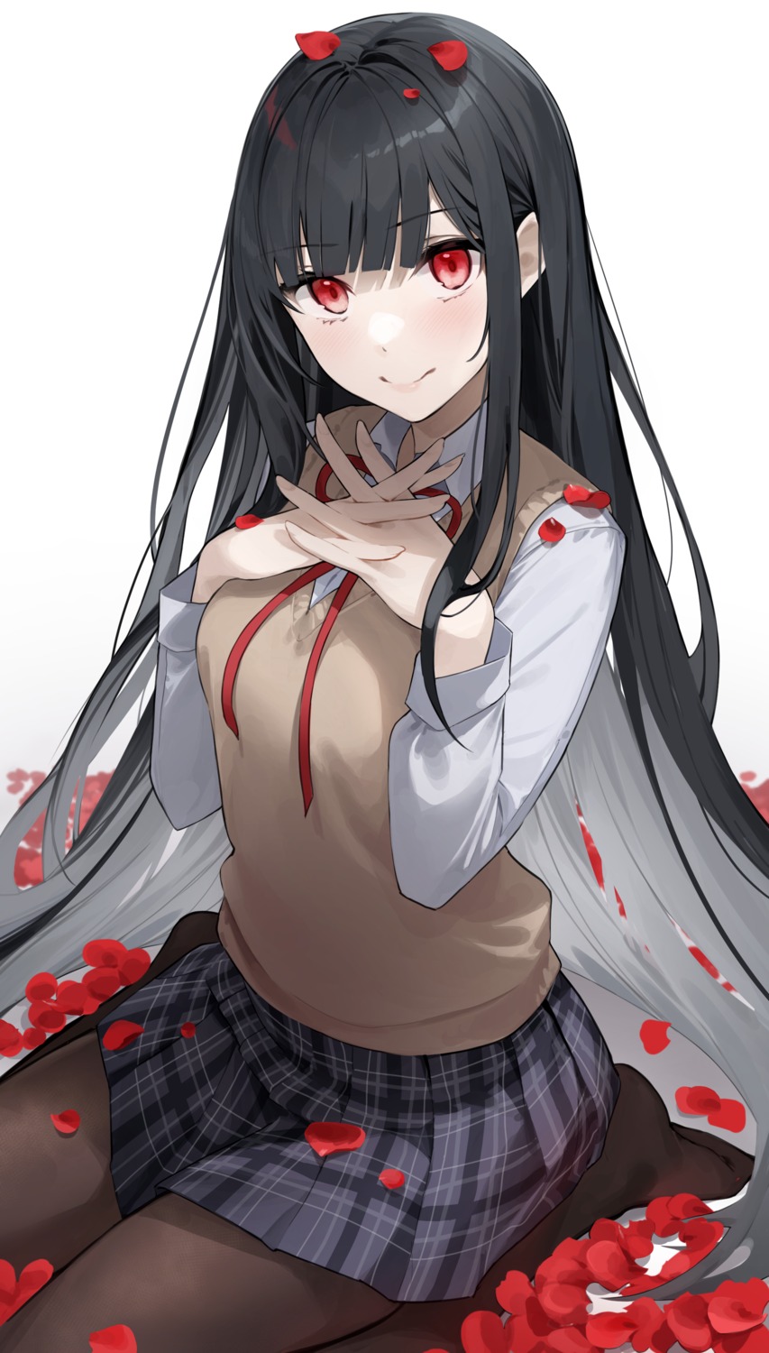 artist_revision, pantyhose, seifuku, star741, sweater