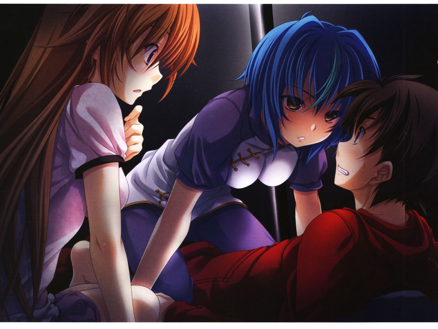 asian_clothes, highschool_dxd, miyama-zero, shidou_irina, xenovia_quarta