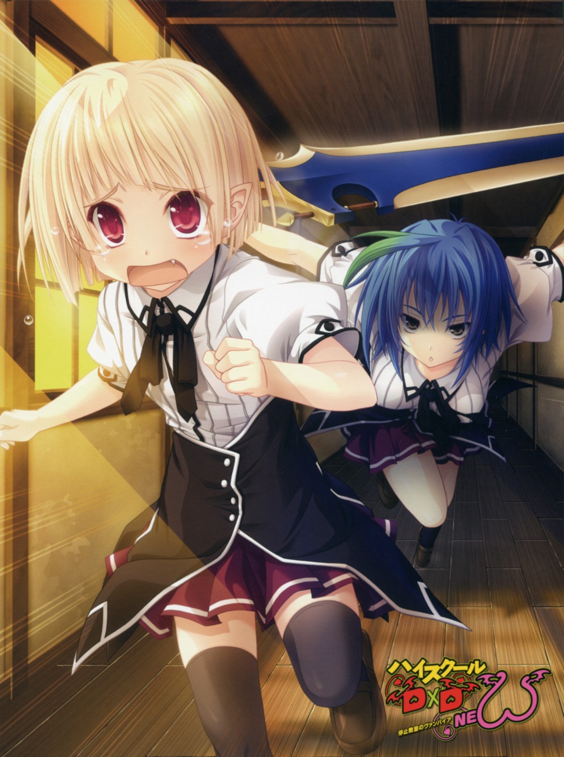 gasper_vladi, high_school_dxd_new, highschool_dxd, miyama-zero, seifuku, sword, thighhighs, xenovia_quarta