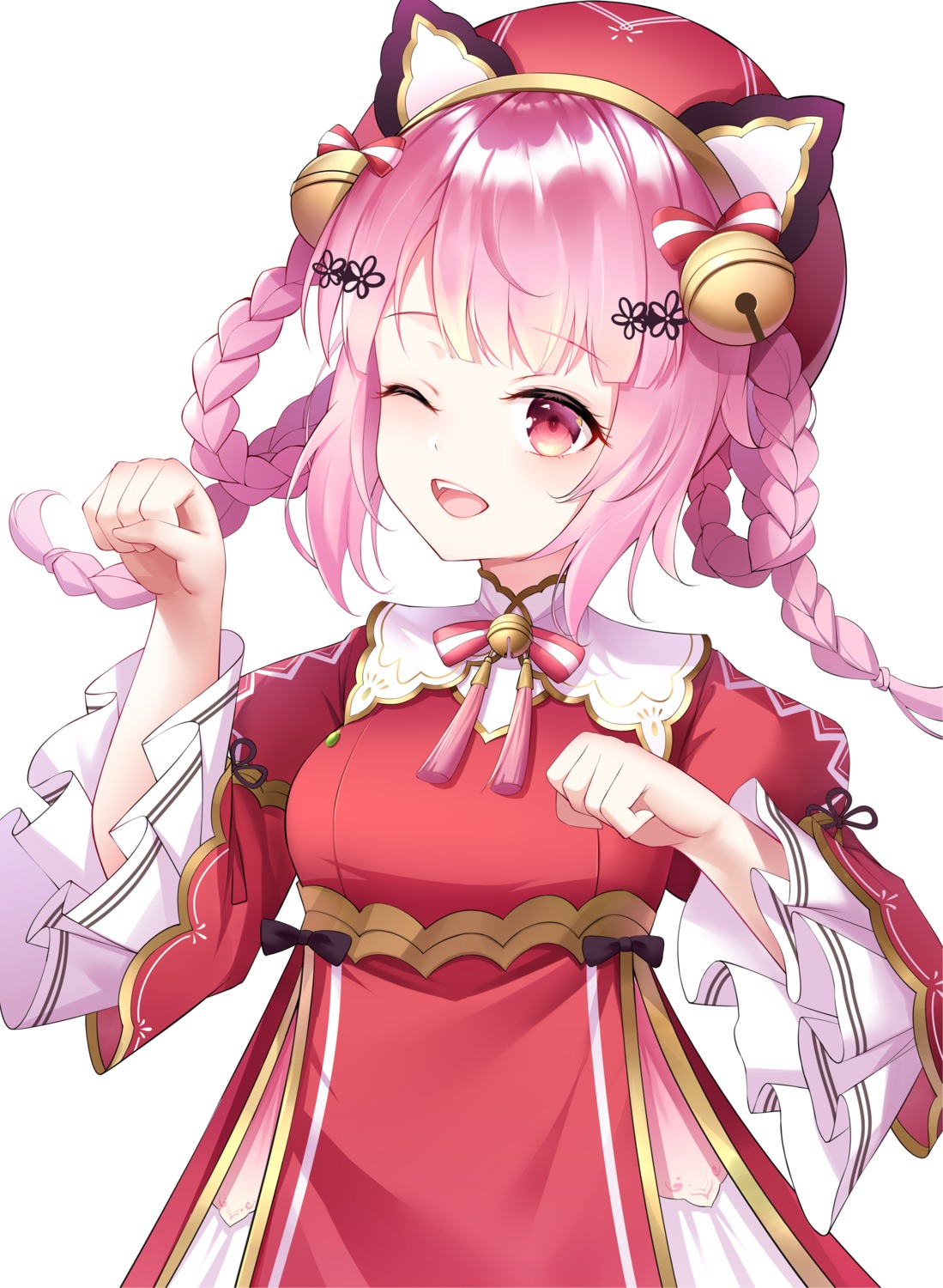 animal_ears, asian_clothes, gala_(16901040), nekomimi