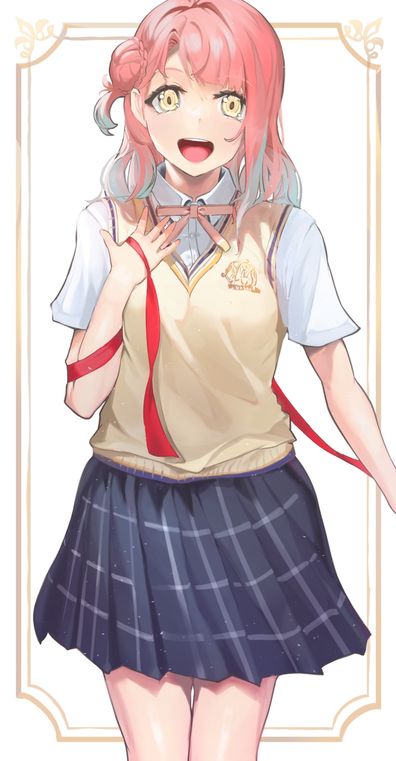 love_live!_(series), love_live!_nijigasaki_gakuen_school_idol_doukoukai, ootori, seifuku, sweater, uehara_ayumu