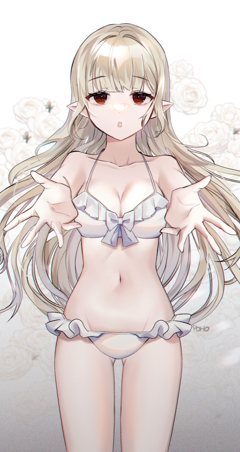 bikini, poho, pointy_ears, swimsuits