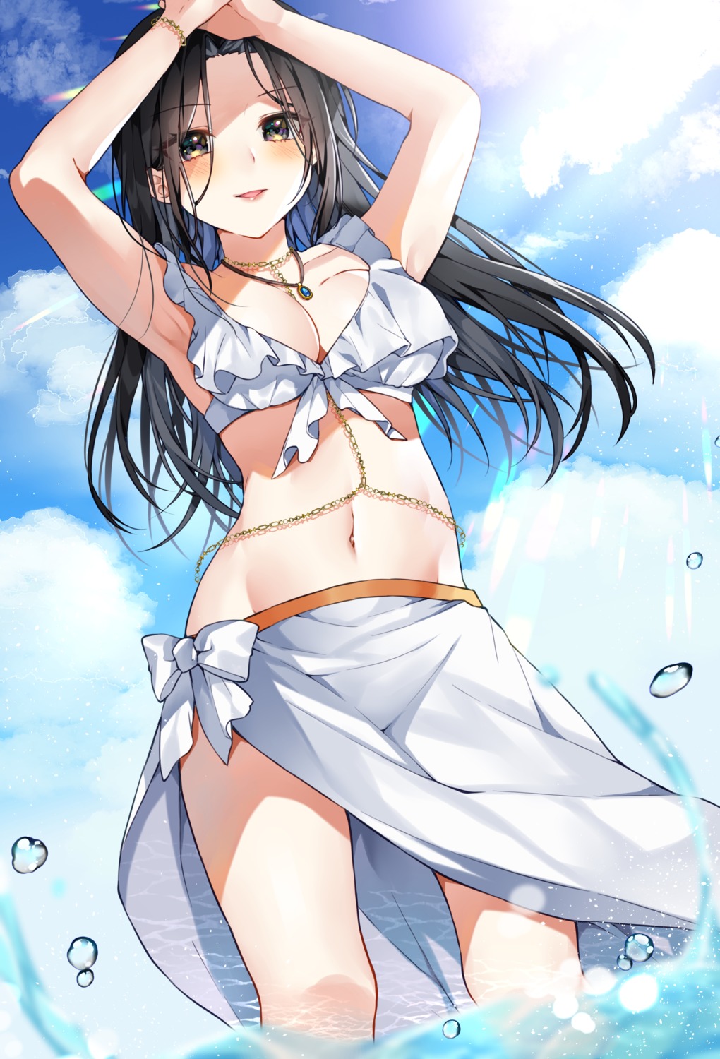 bikini_top, swimsuits, wet, yam_(yamap_mako)