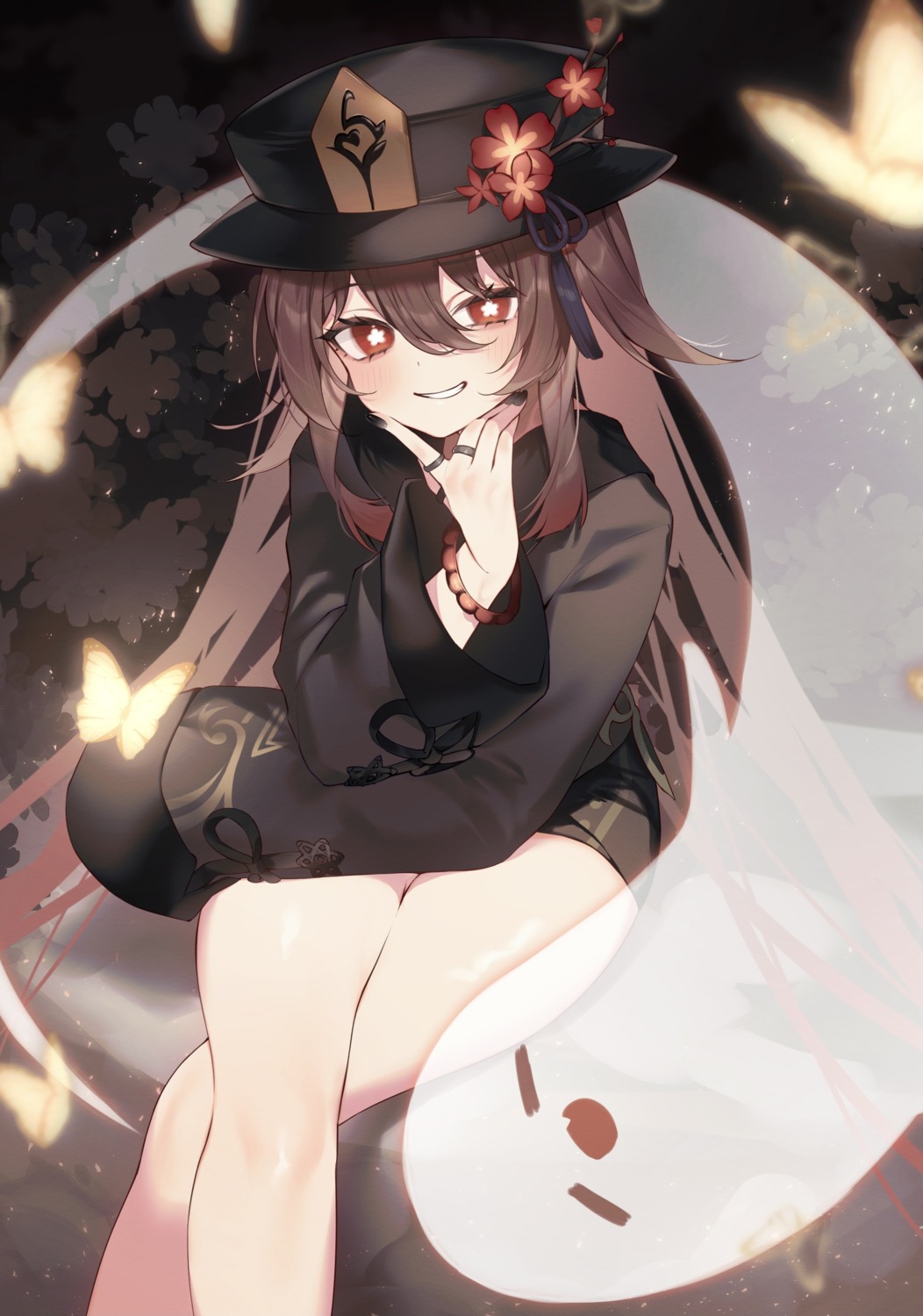 asian_clothes, genshin_impact, hu_tao, tamafurin
