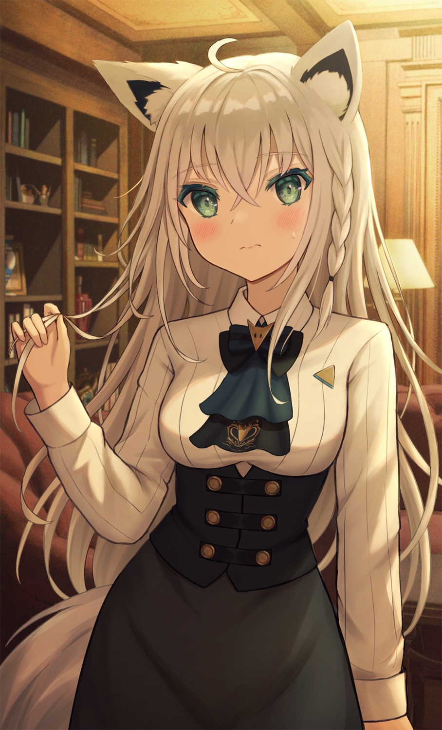 animal_ears, hololive, hololive_gamers, kitsune, oridays, shirakami_fubuki, tail