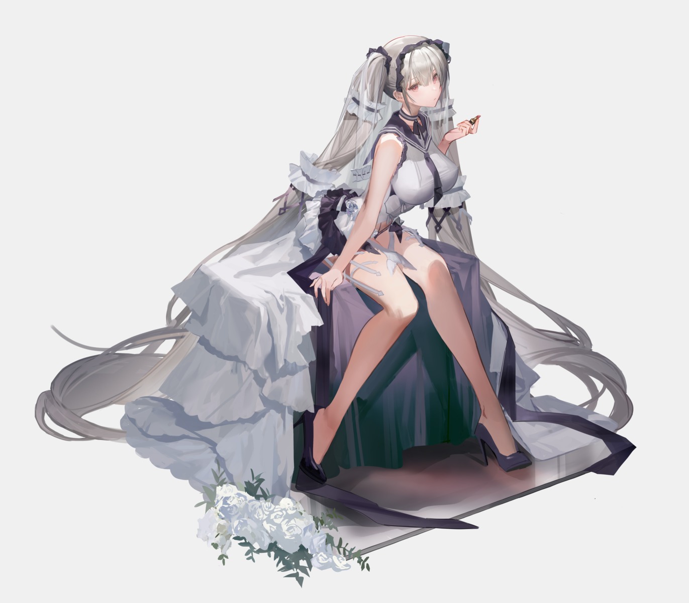 azur_lane, formidable_(azur_lane), gothic_lolita, heels, lolita_fashion, you_zhaqi