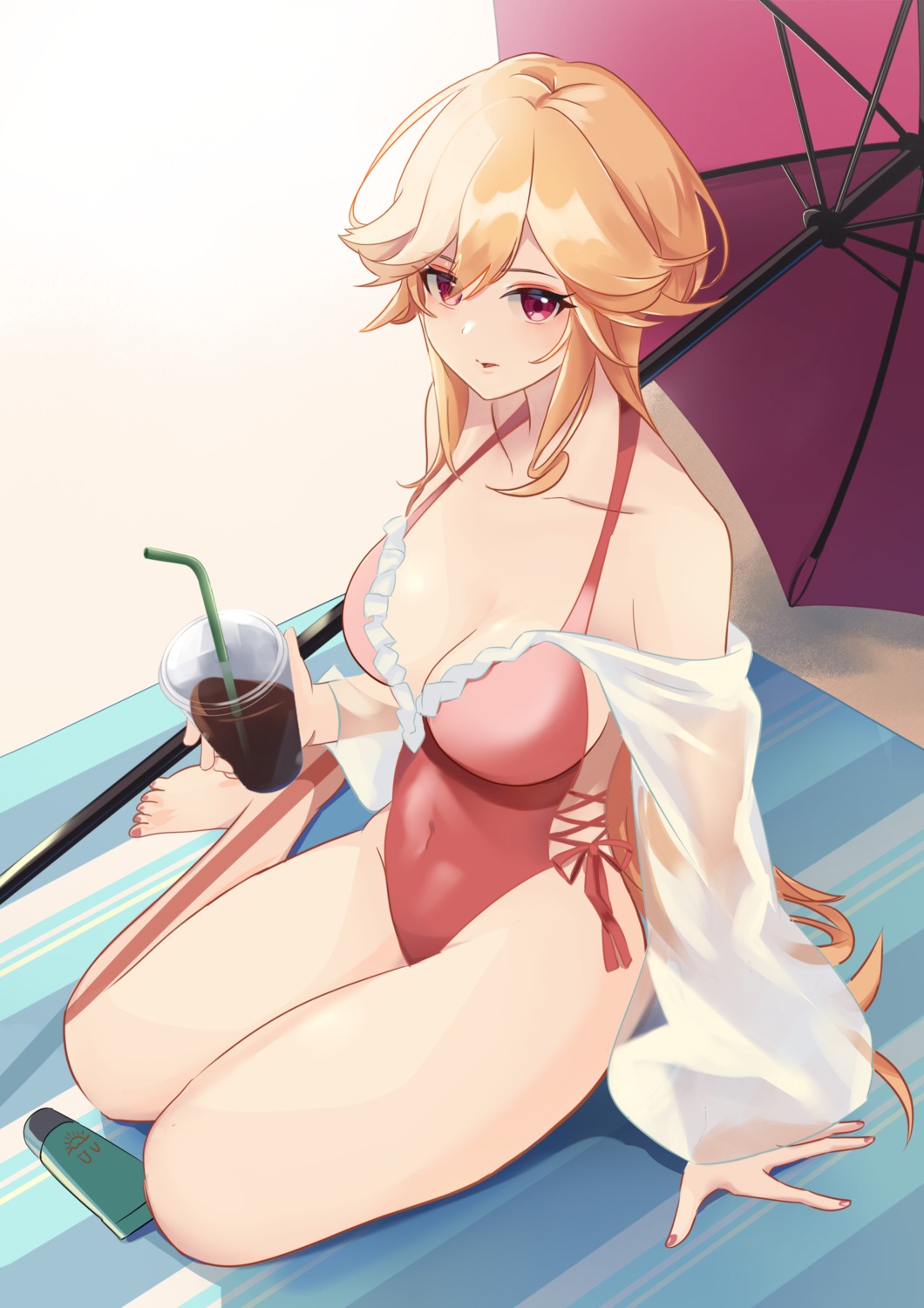 azur_lane, manjirou_(manji_illust), richelieu_(azur_lane), see_through, swimsuits