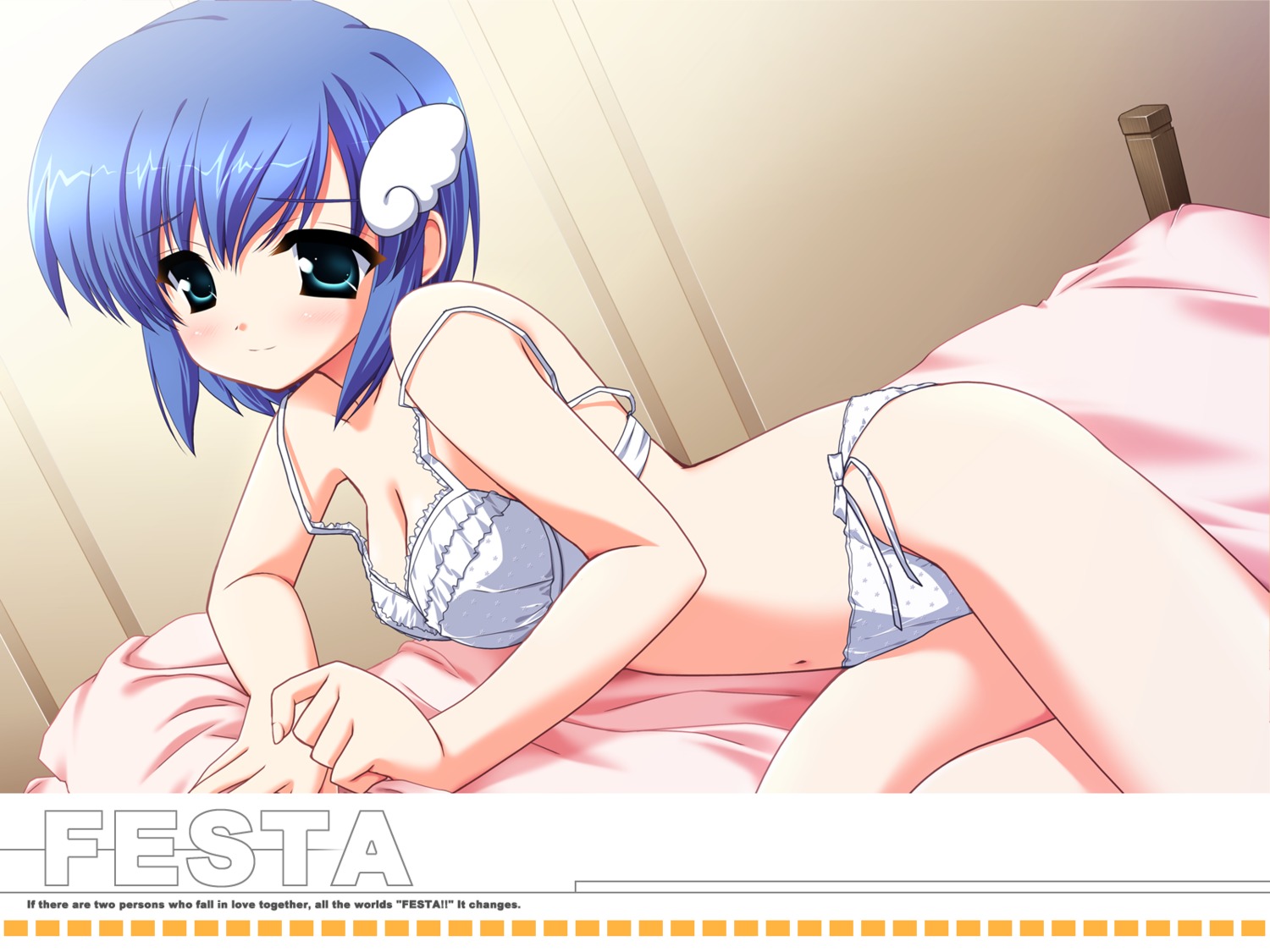 bra, chikami_nanako, festa!!_-hyper_girls_pop-, hagiwara_onsen, lass, pantsu, wallpaper