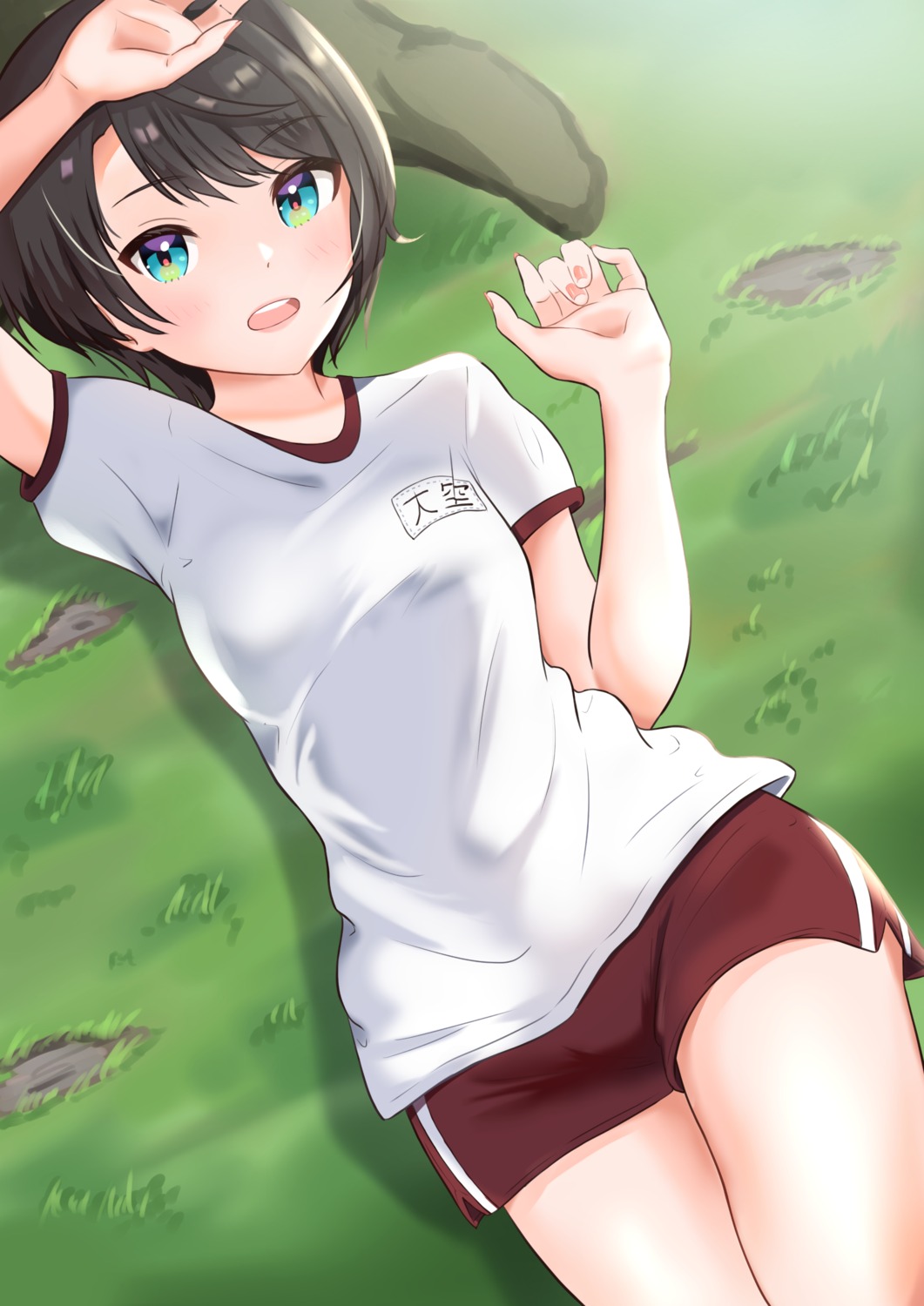 gym_uniform, hololive, oozora_subaru, taachika