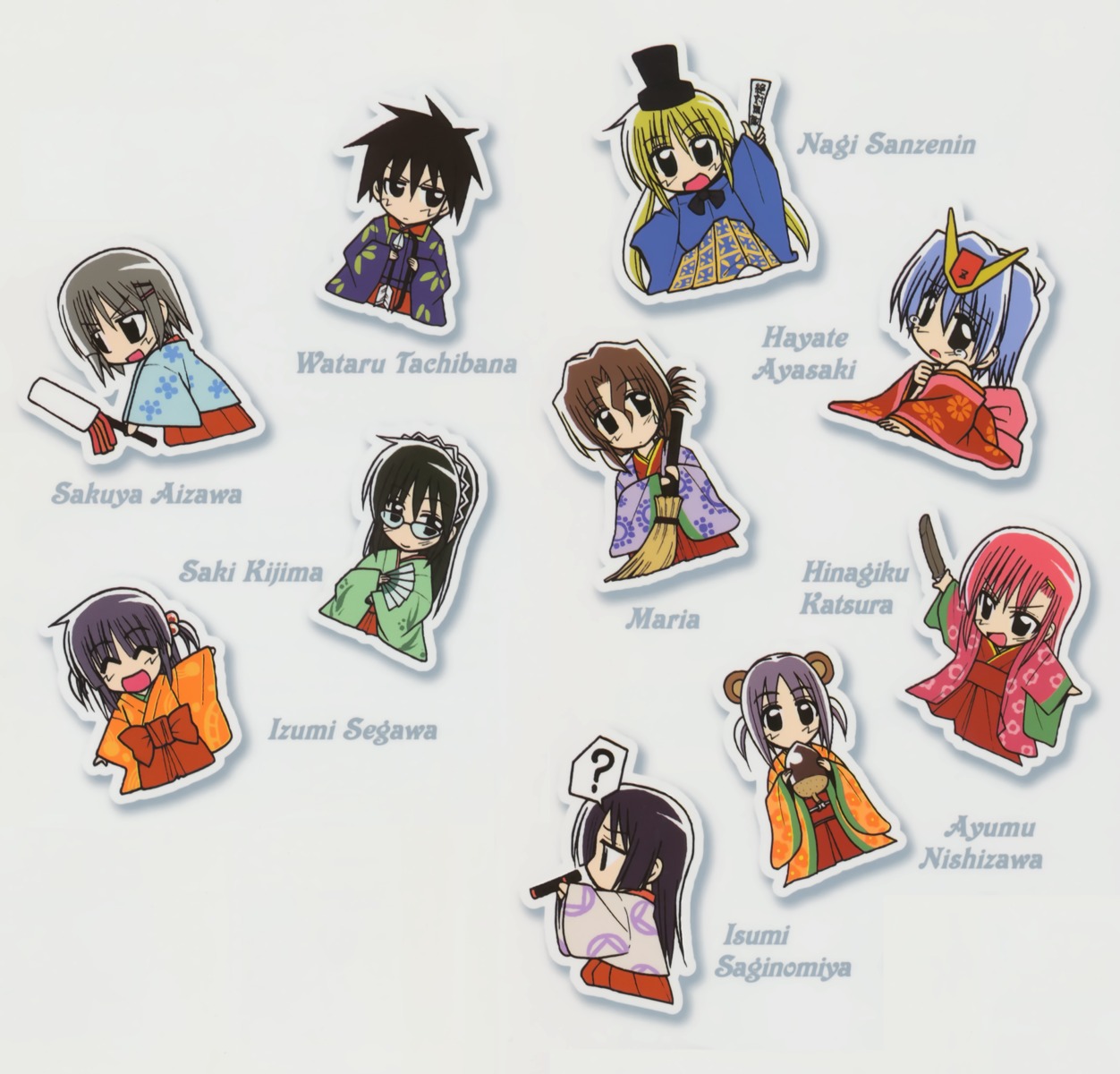 aizawa_sakuya, ayasaki_hayate, chibi, hata_kenjirou, hayate_no_gotoku, japanese_clothes, katsura_hinagiku, kijima_saki