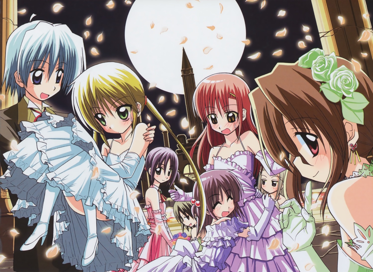 asakaze_risa, ayasaki_hayate, dress, hanabishi_miki, hata_kenjirou, hayate_no_gotoku, katsura_hinagiku, maria