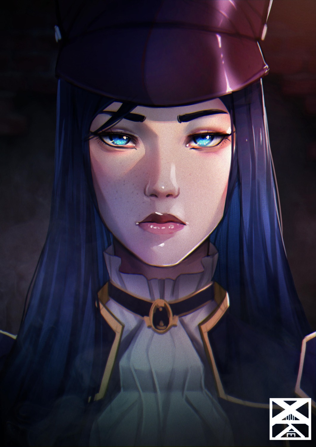 caitlyn, league_of_legends, xuuikie_ashe