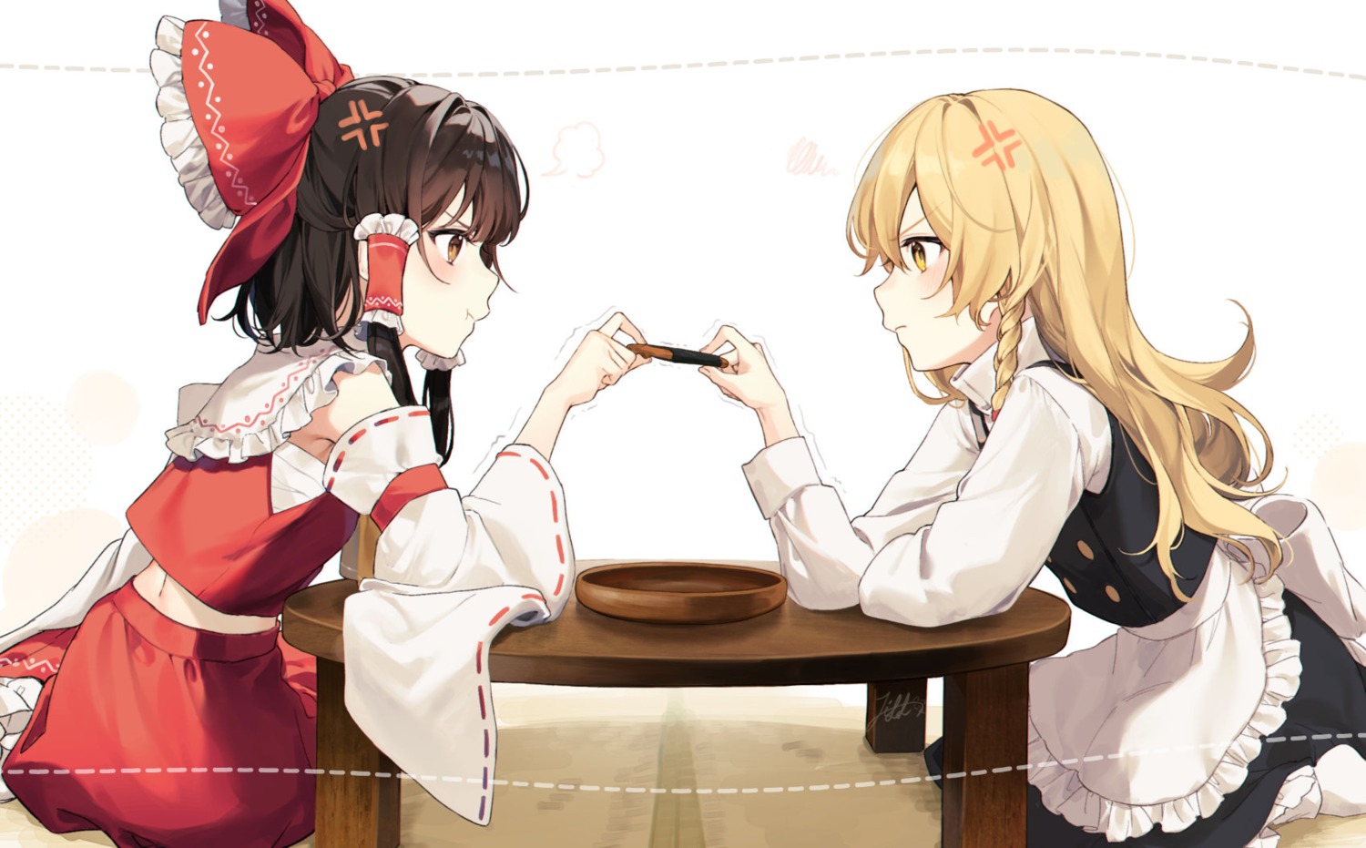 hakurei_reimu, jill_07km, kirisame_marisa, touhou