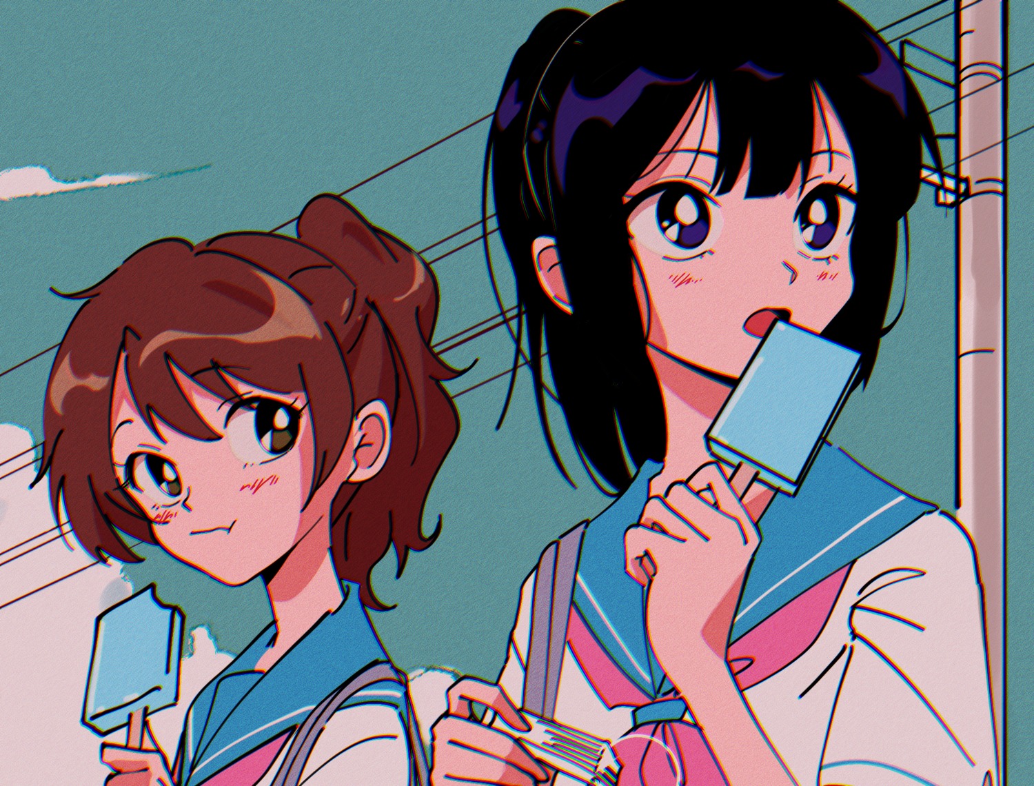 hibike!_euphonium, kousaka_reina, nzeneee, oumae_kumiko, seifuku