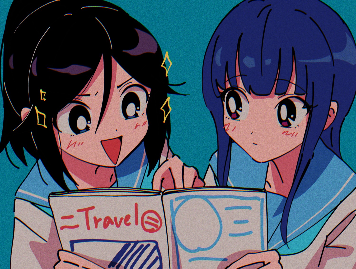 hibike!_euphonium, kasaki_nozomi, liz_to_aoi_tori, nzeneee, seifuku, yoroizuka_mizore
