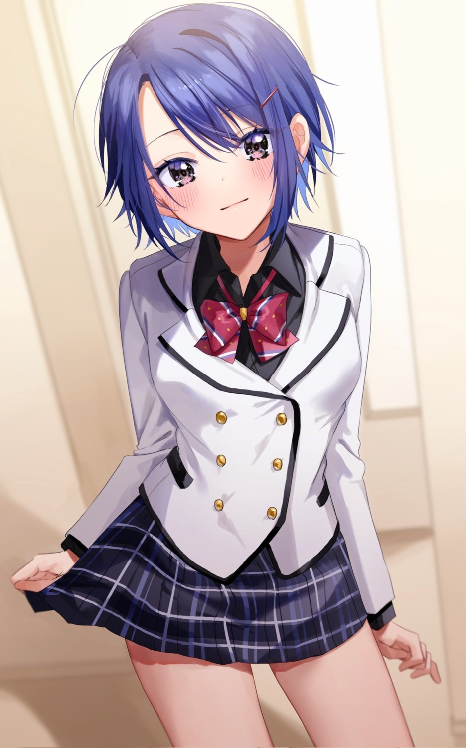 chigusa_minori, himeno_akira, jitsuwa_imouto_deshita., seifuku, skirt_lift