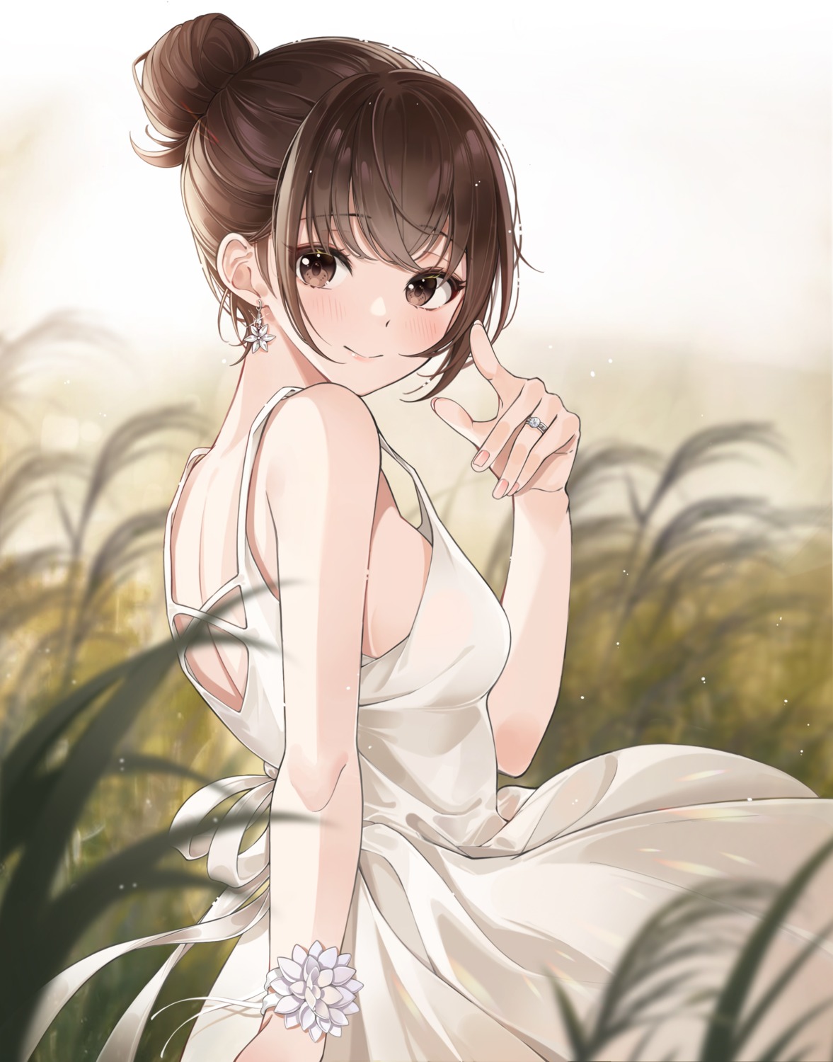 dress, lebring, no_bra, skirt_lift, summer_dress
