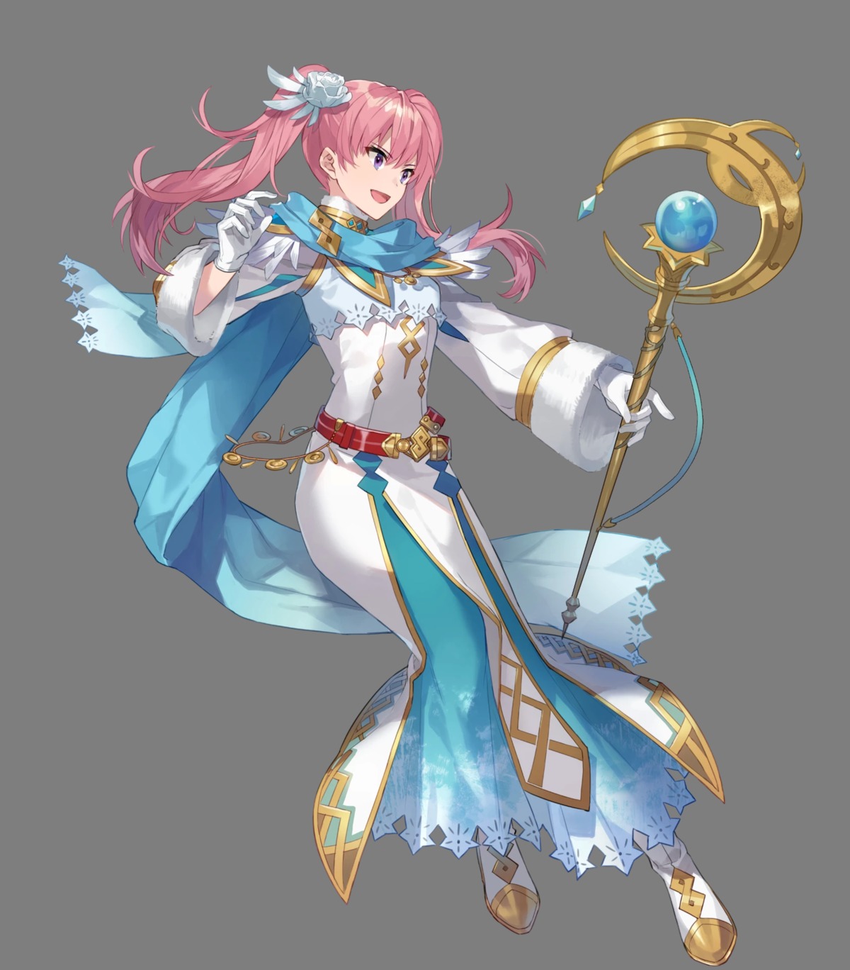 dress, eihi, fire_emblem, fire_emblem:_rekka_no_ken, nintendo, serra, weapon