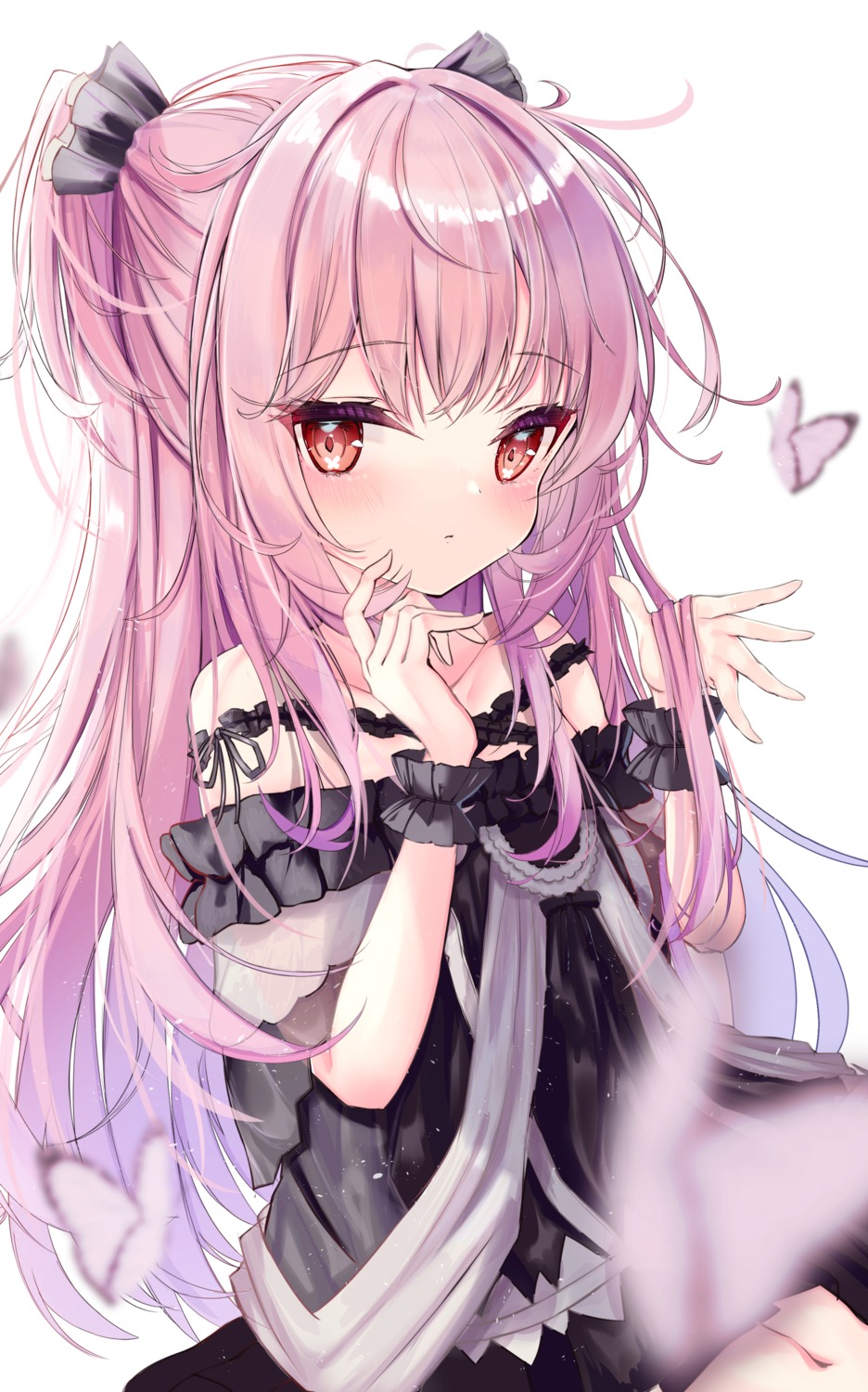 dress, gothic_lolita, hololive, lolita_fashion, tito_(osakanakana0_0), uruha_rushia