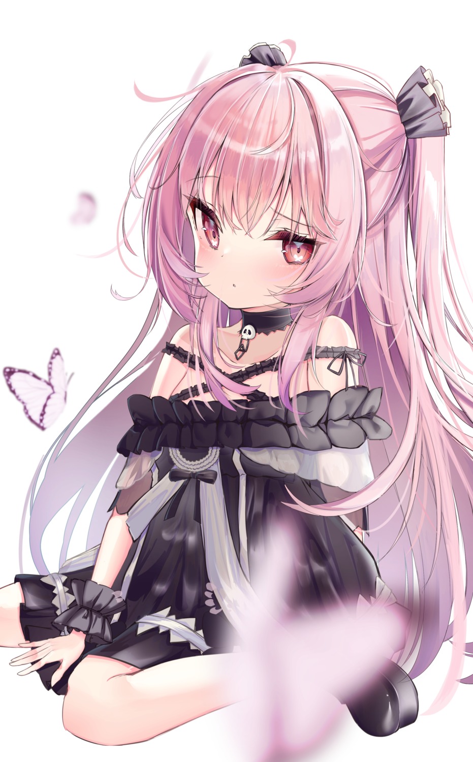 dress, gothic_lolita, hololive, lolita_fashion, tito_(osakanakana0_0), uruha_rushia