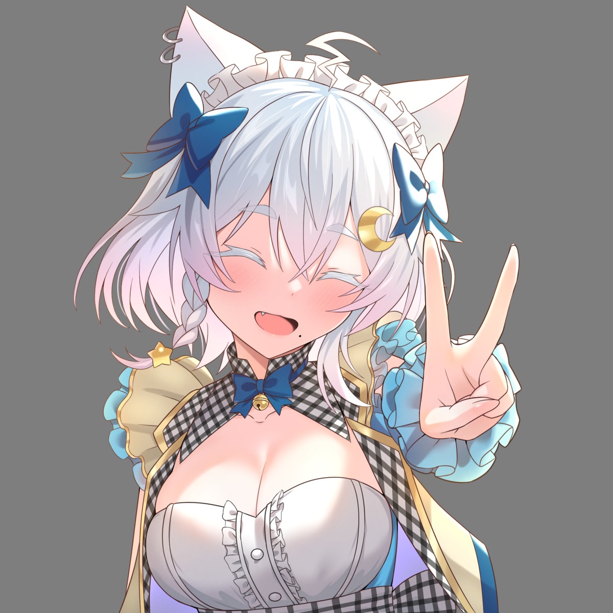 animal_ears, bettle_(b_s_a_n), cleavage, nekomimi, transparent_png
