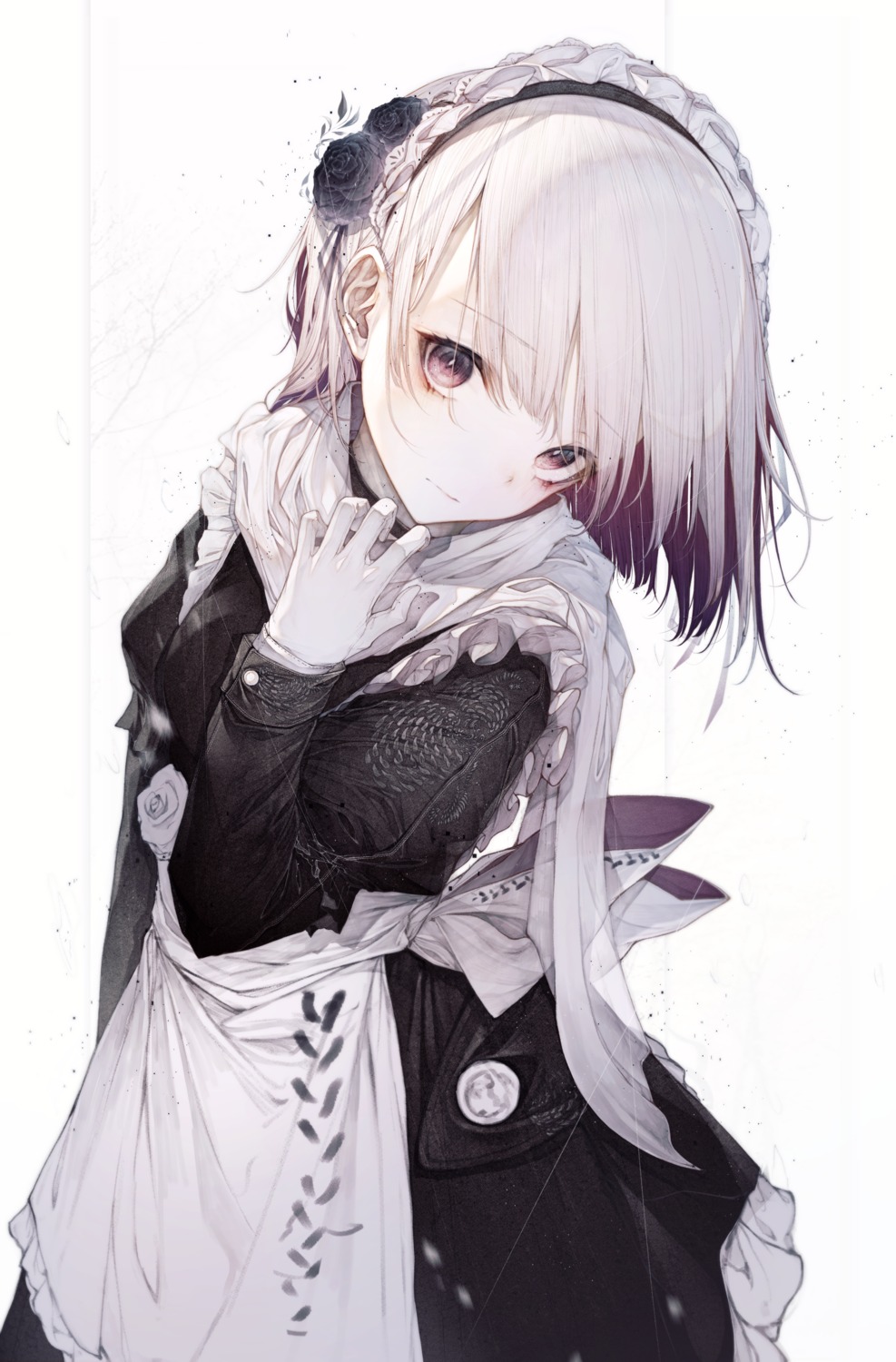 hito_komoru, maid