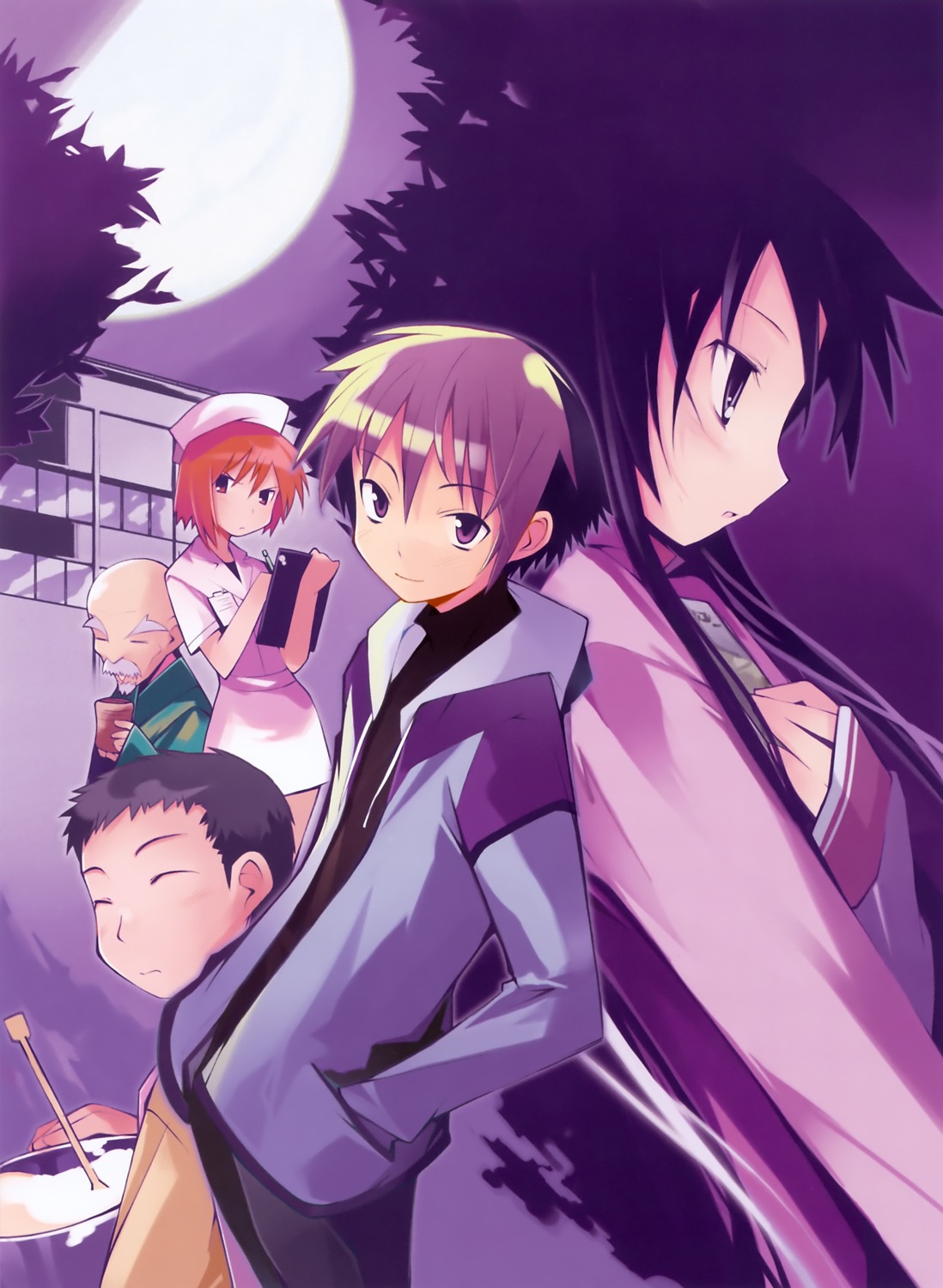 akiba_rika, ezaki_yuuichi, hanbun_no_tsuki_ga_noboru_sora, tanizaki_akiko, yamamoto_keiji