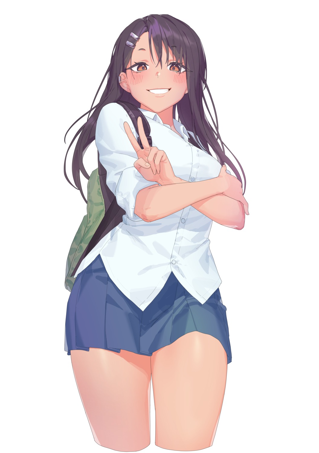 ijiranaide_nagatoro-san, nagatoro_hayase, seifuku, seongsu_twit