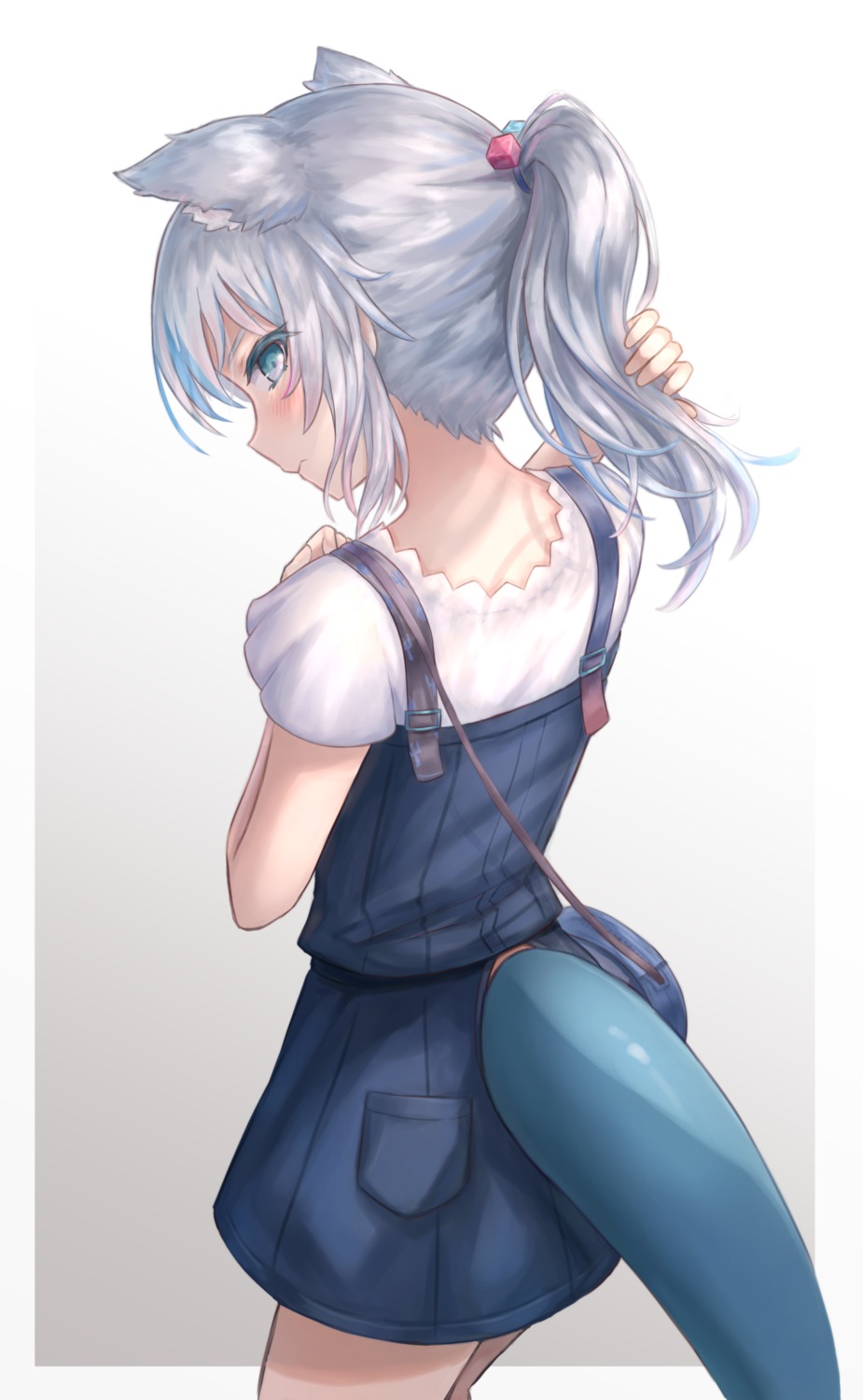 animal_ears, gawr_gura, hololive, hololive_english, nekomimi, oridays, tail