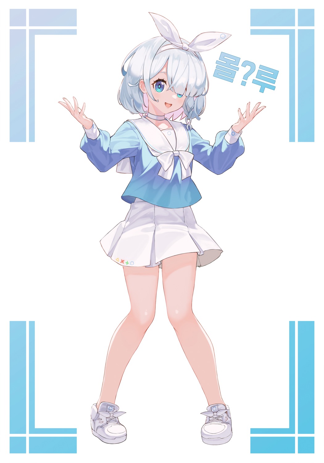 arona_(blue_archive), blue_archive, cynd, seifuku