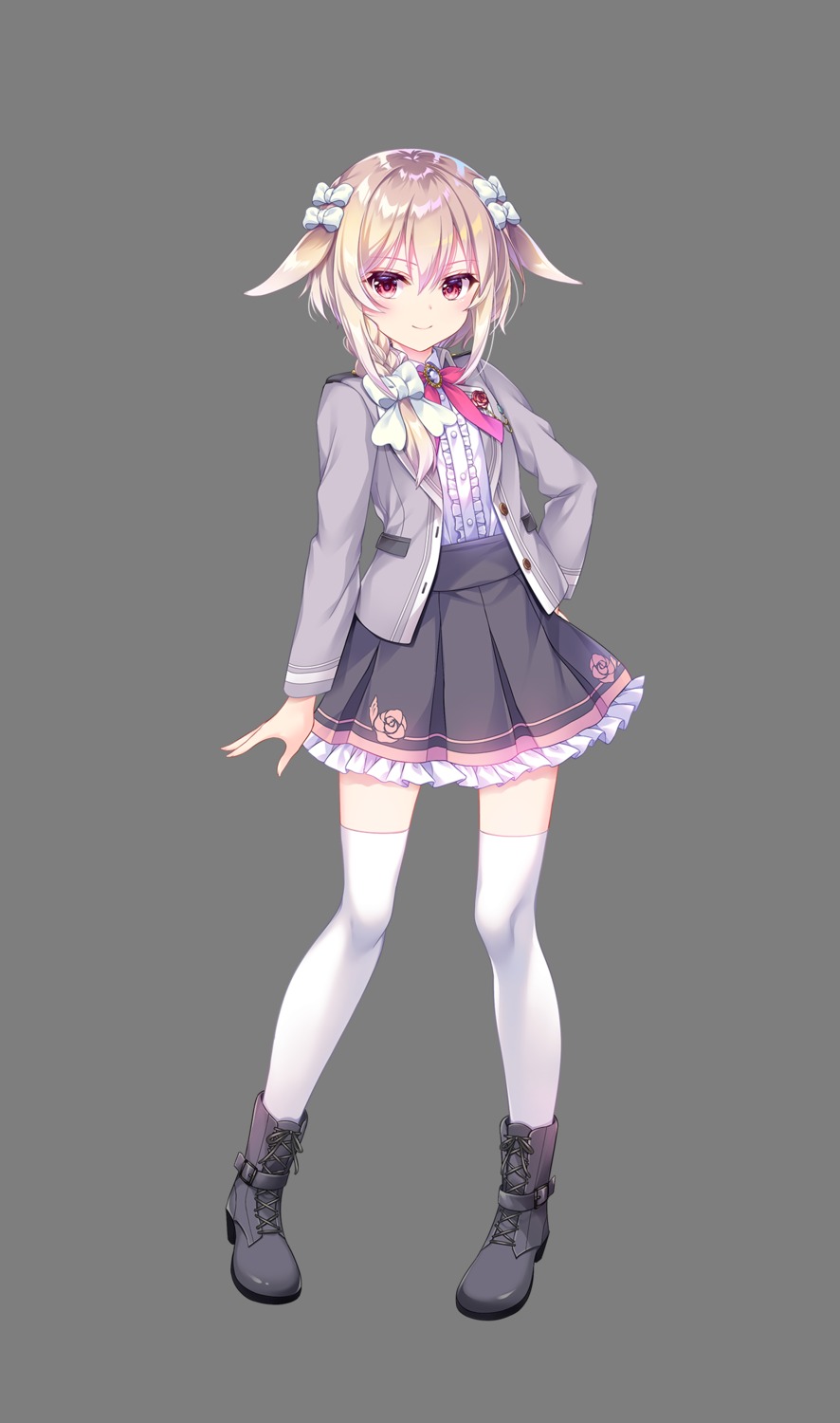 ensemble_(company), heels, hoshi_no_otome_to_rikka_no_shimai, seifuku, tagme, thighhighs, transparent_png, trap