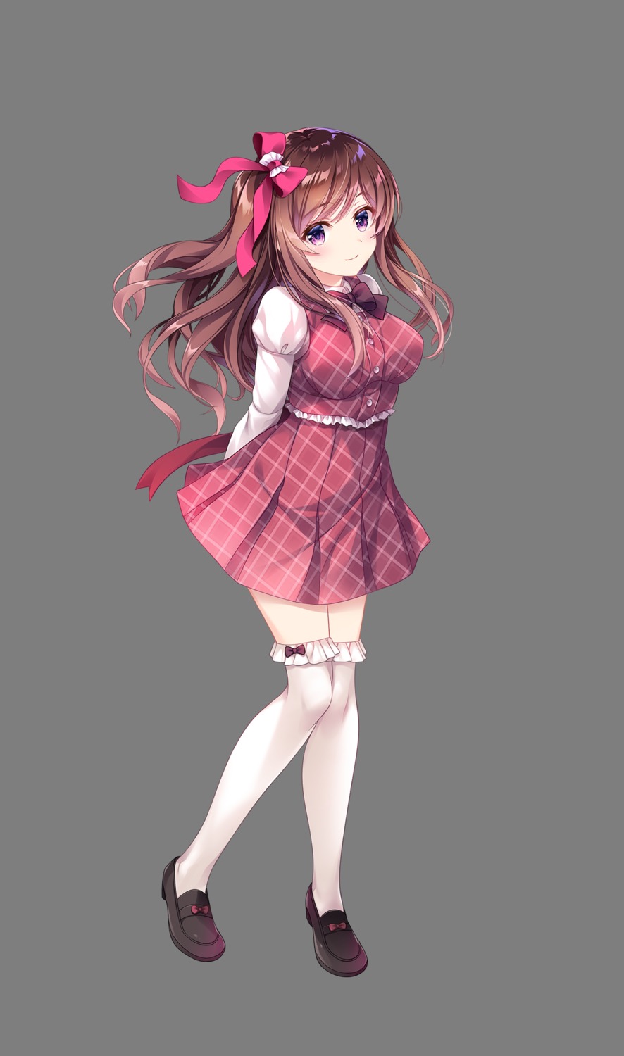 ensemble_(company), hoshi_no_otome_to_rikka_no_shimai, matsurika_karen, tagme, thighhighs, transparent_png