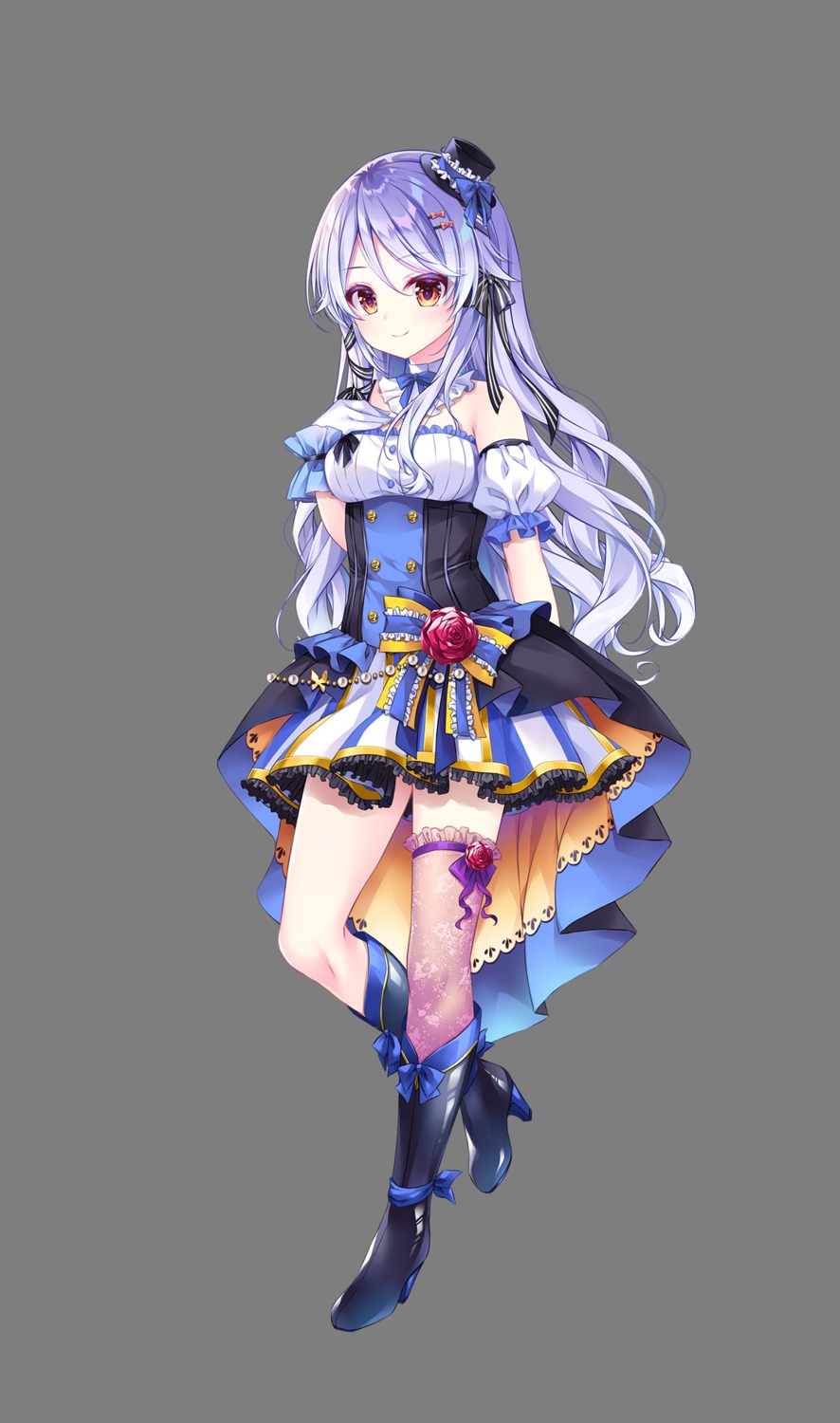 ensemble_(company), heels, hoshi_no_otome_to_rikka_no_shimai, tagme, thighhighs, transparent_png, uniform, yamabuki_alice