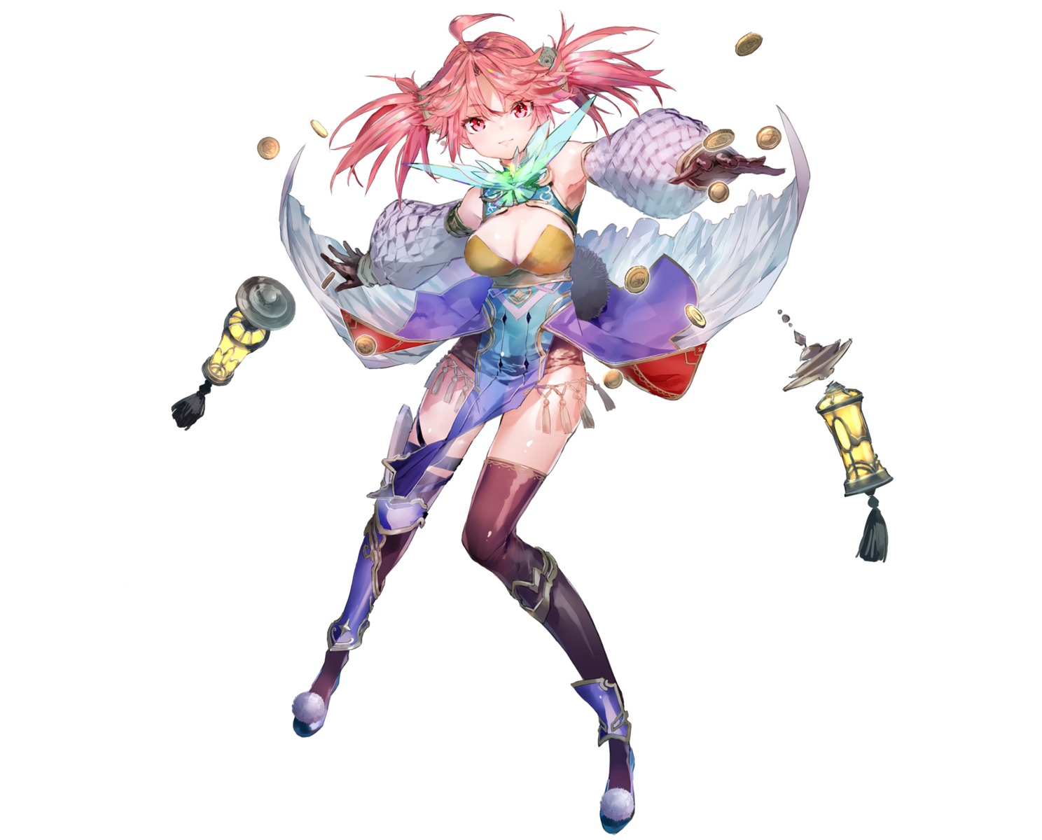 alette_claretie, armor, atelier, atelier_sophie, atelier_sophie_2, garter, koei_tecmo, no_bra, thighhighs, yuugen