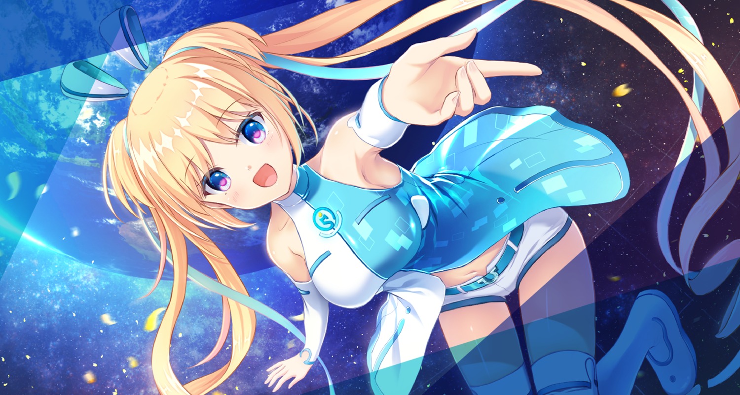 dress, humuyun, key, lunar-q, lunaria_-virtualized_moonchild-, skirt_lift, thighhighs