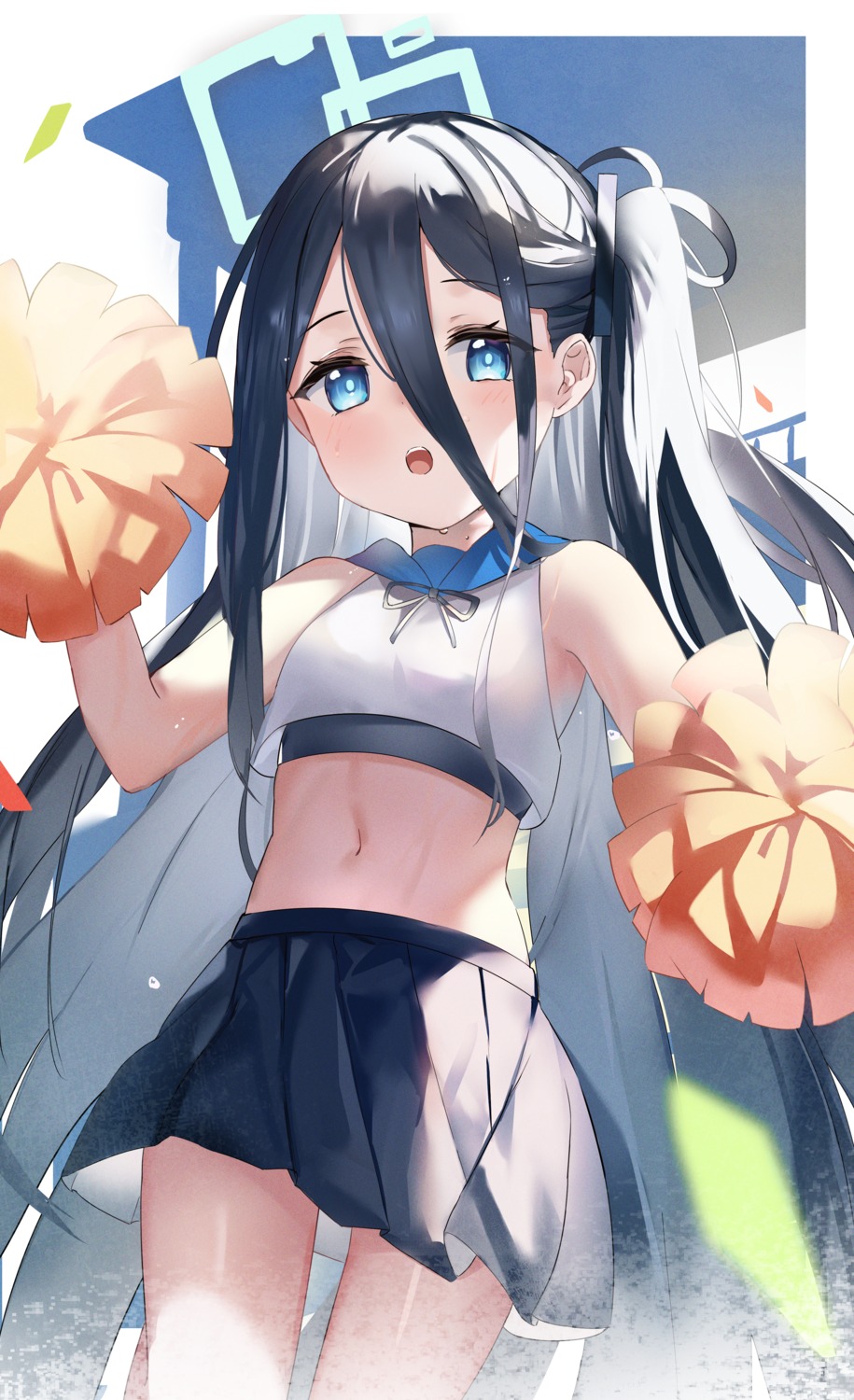 blue_archive, cheerleader, derby_(dabidabi), halo, tendou_aris